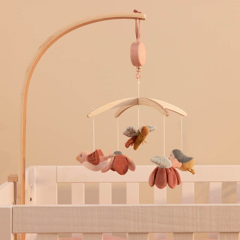 Giostrina musicale in legno Fiori & Farfalle MULTICOLORE LD8700 - NANU' BABY