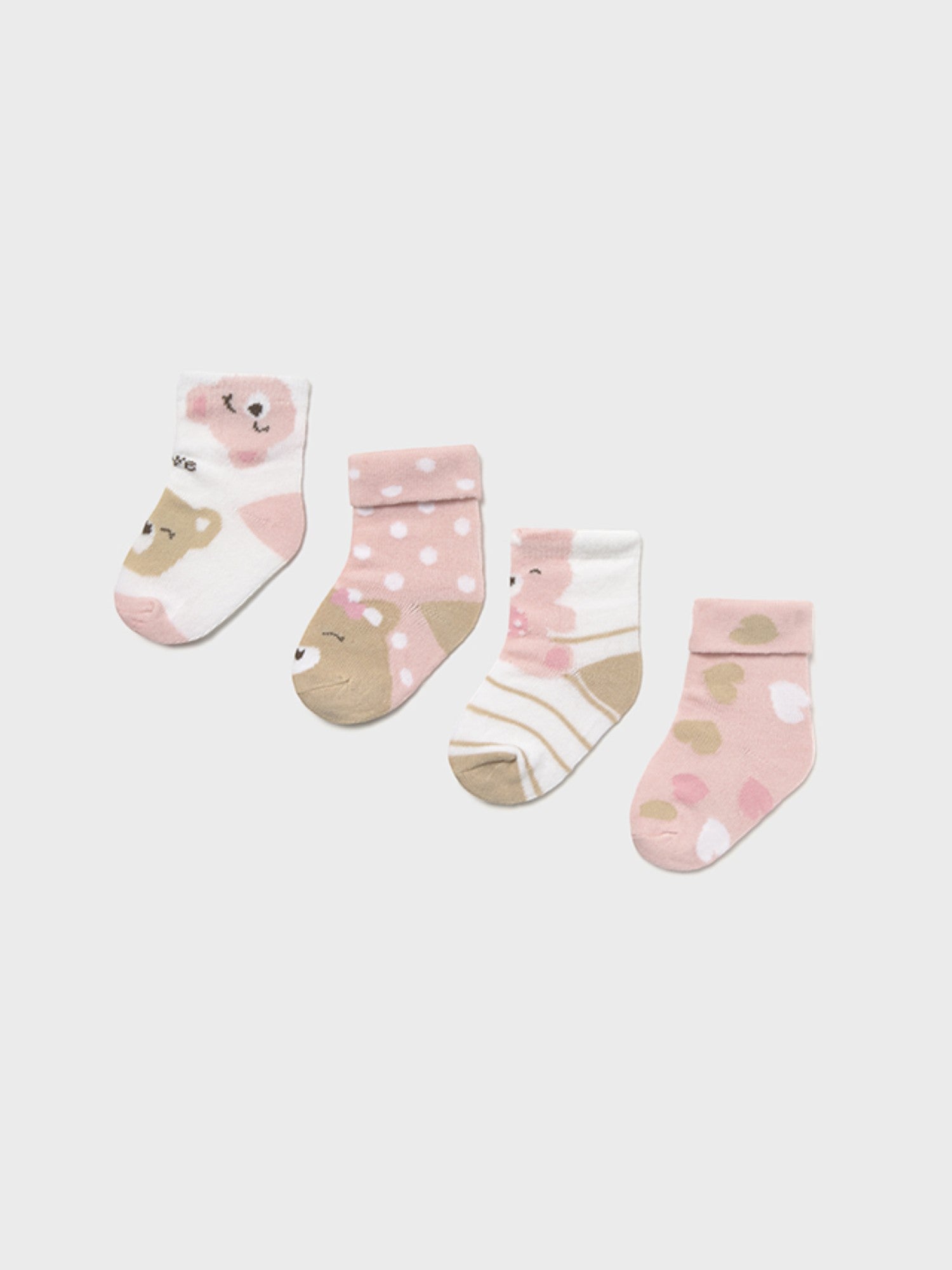 Set 4 calze ROSA 9867 /RB - NANU' BABY