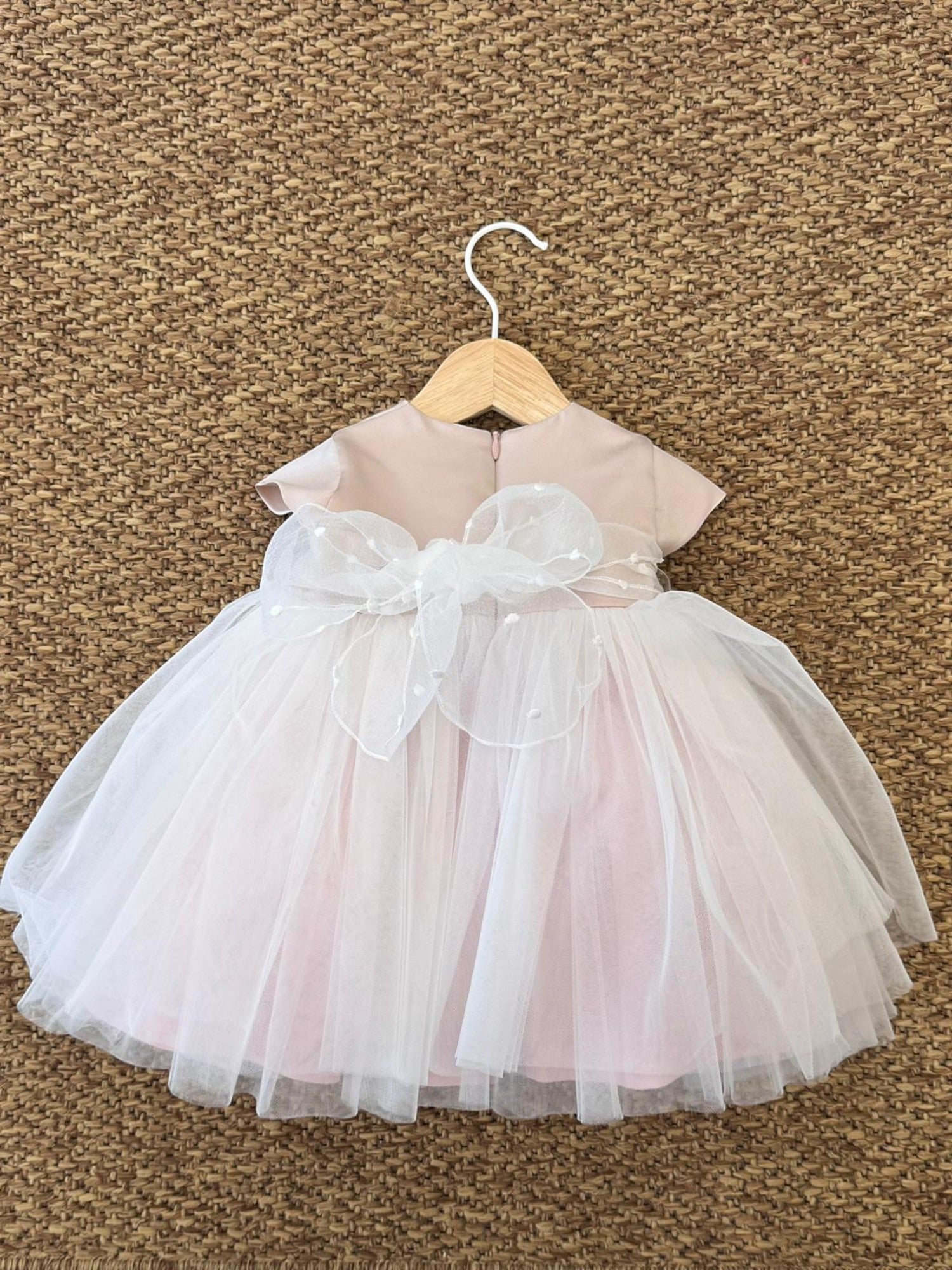 Abito Cerimonia Bimba ROSA ER316MC - NANU' BABY