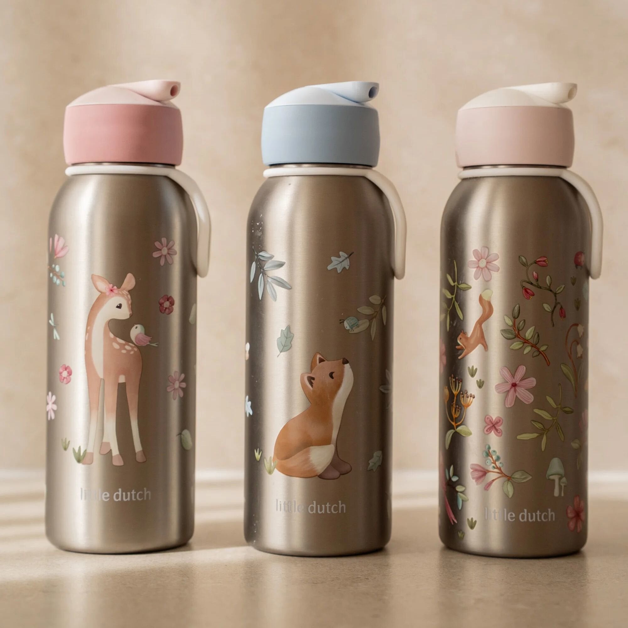 Borraccia Termica flip-up 350ml Rosa 107458065406 - NANU' BABY