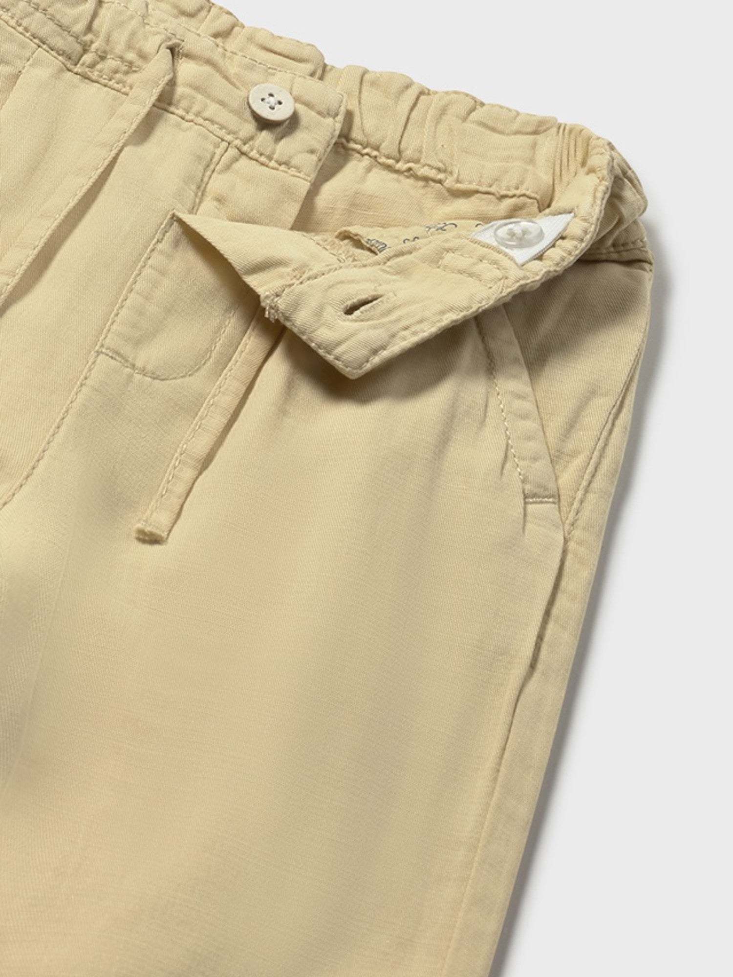 Pantalone lino relaxed Bimbo BEIGE 1580/80 - NANU' BABY