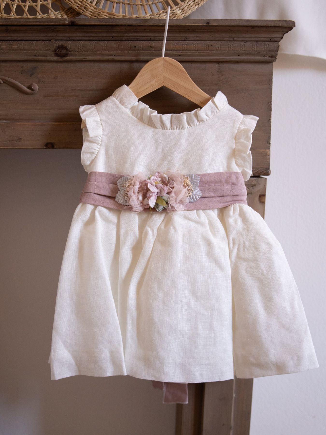 Abito Cerimonia Bimba BEIGE 4917/B - NANU' BABY