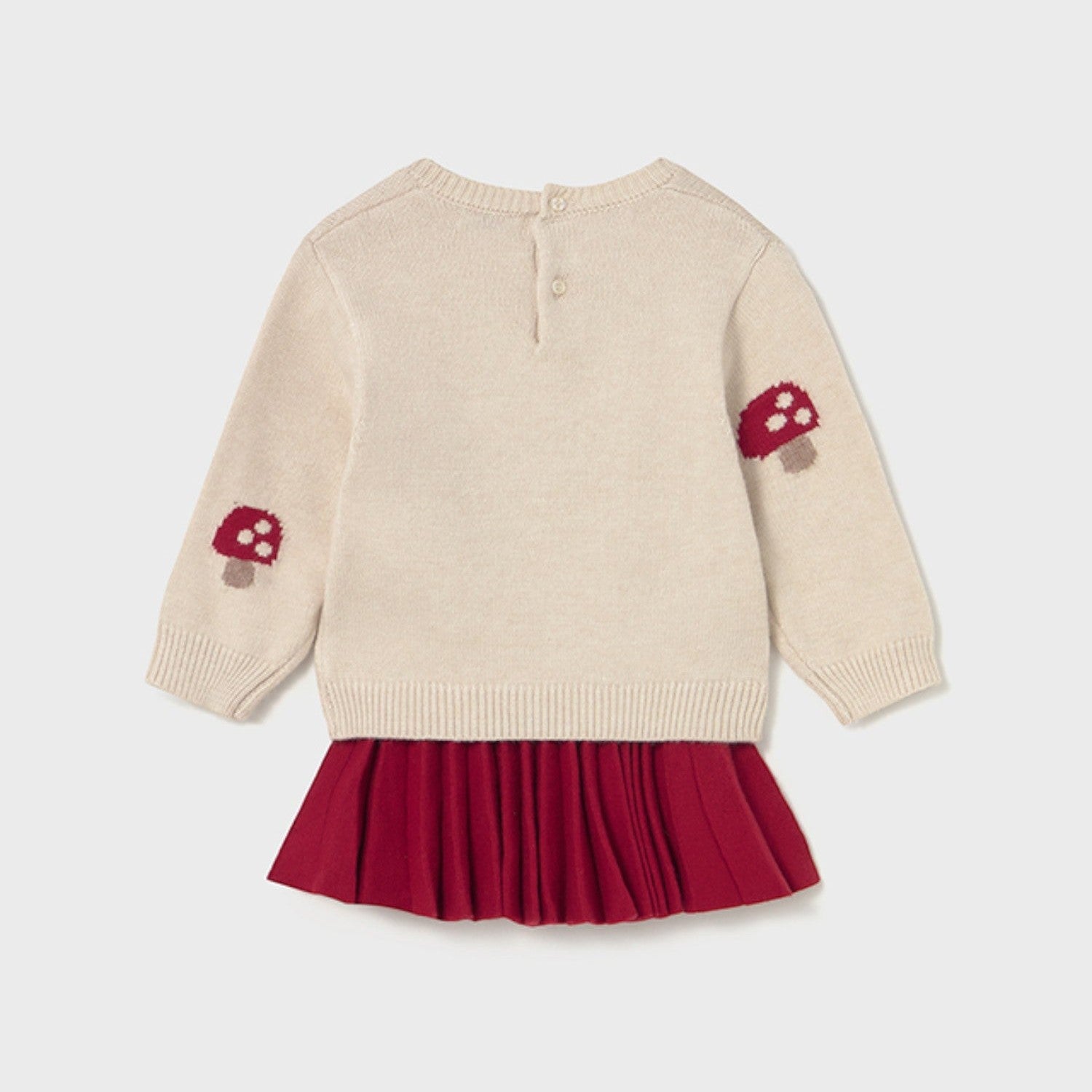 Completo gonna tricot Bimba Rosso 2925/15 - NANU' BABY