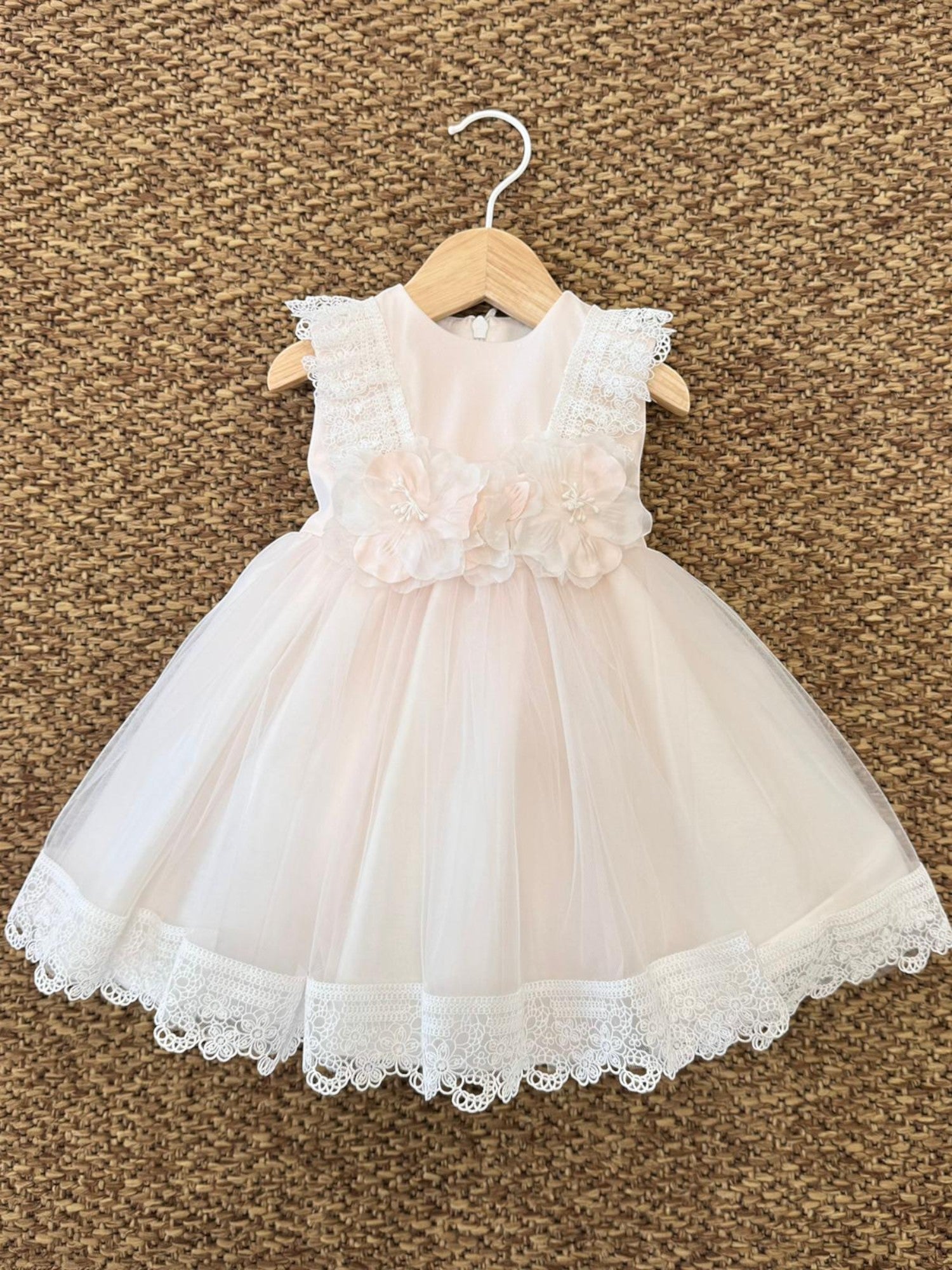 Abito Cerimonia Bimba ROSA FB086/R - NANU' BABY