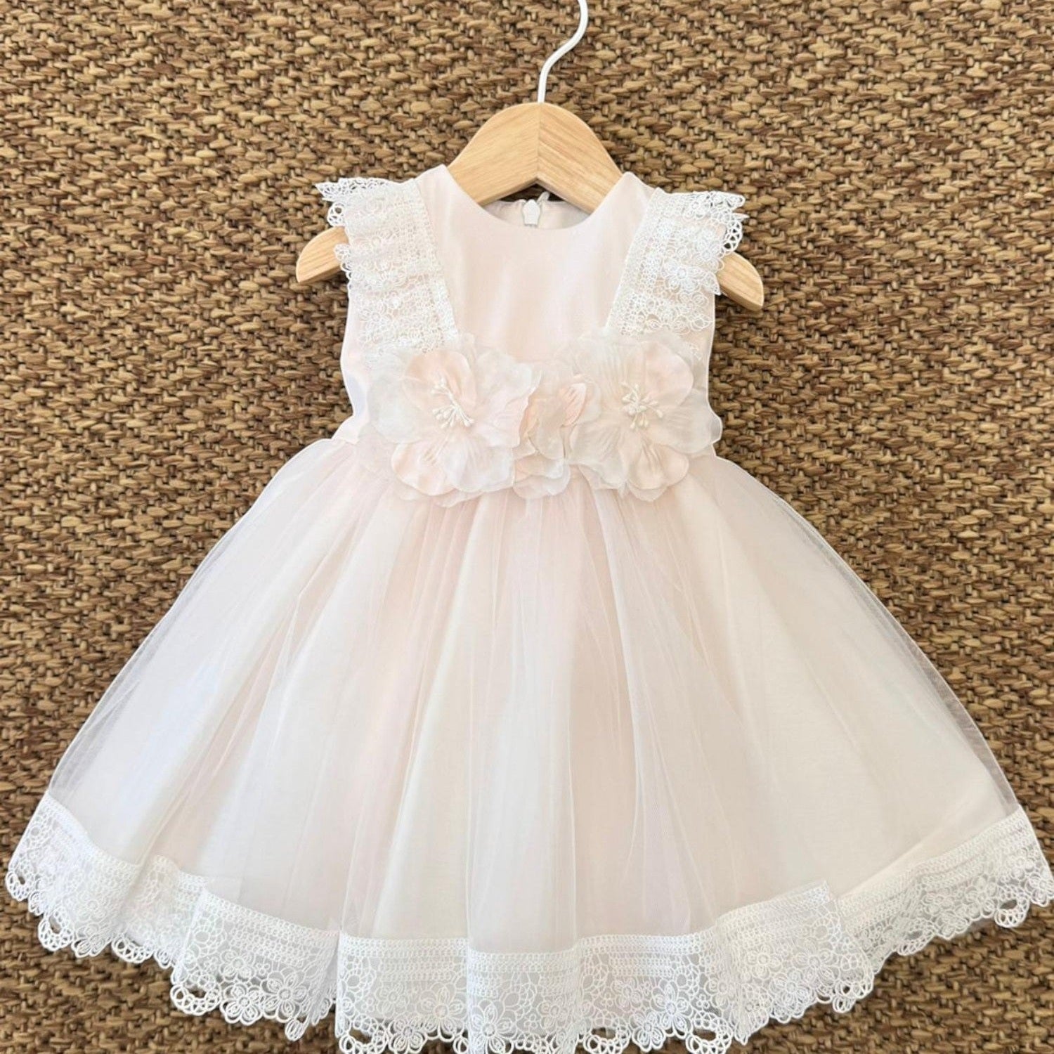 Abito Cerimonia Bimba ROSA FB086/R - NANU' BABY