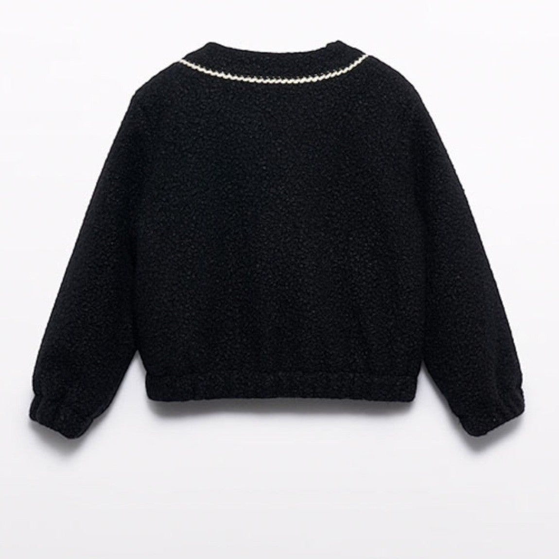 Giacca pellicciotto Bimba Nero 5843/8 - NANU' BABY