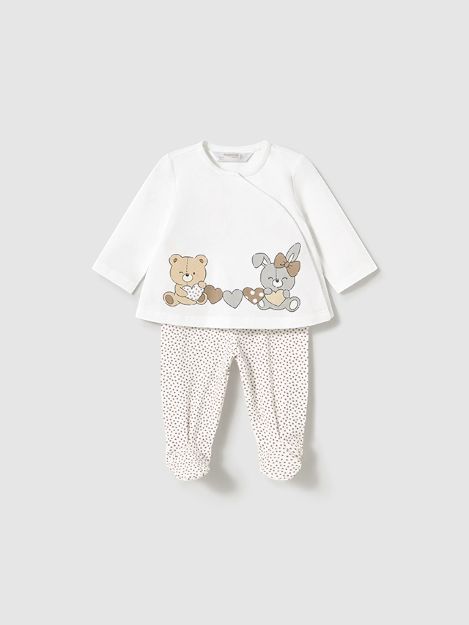 Completo ghettina Neonata BEIGE 1588 /BE - NANU' BABY
