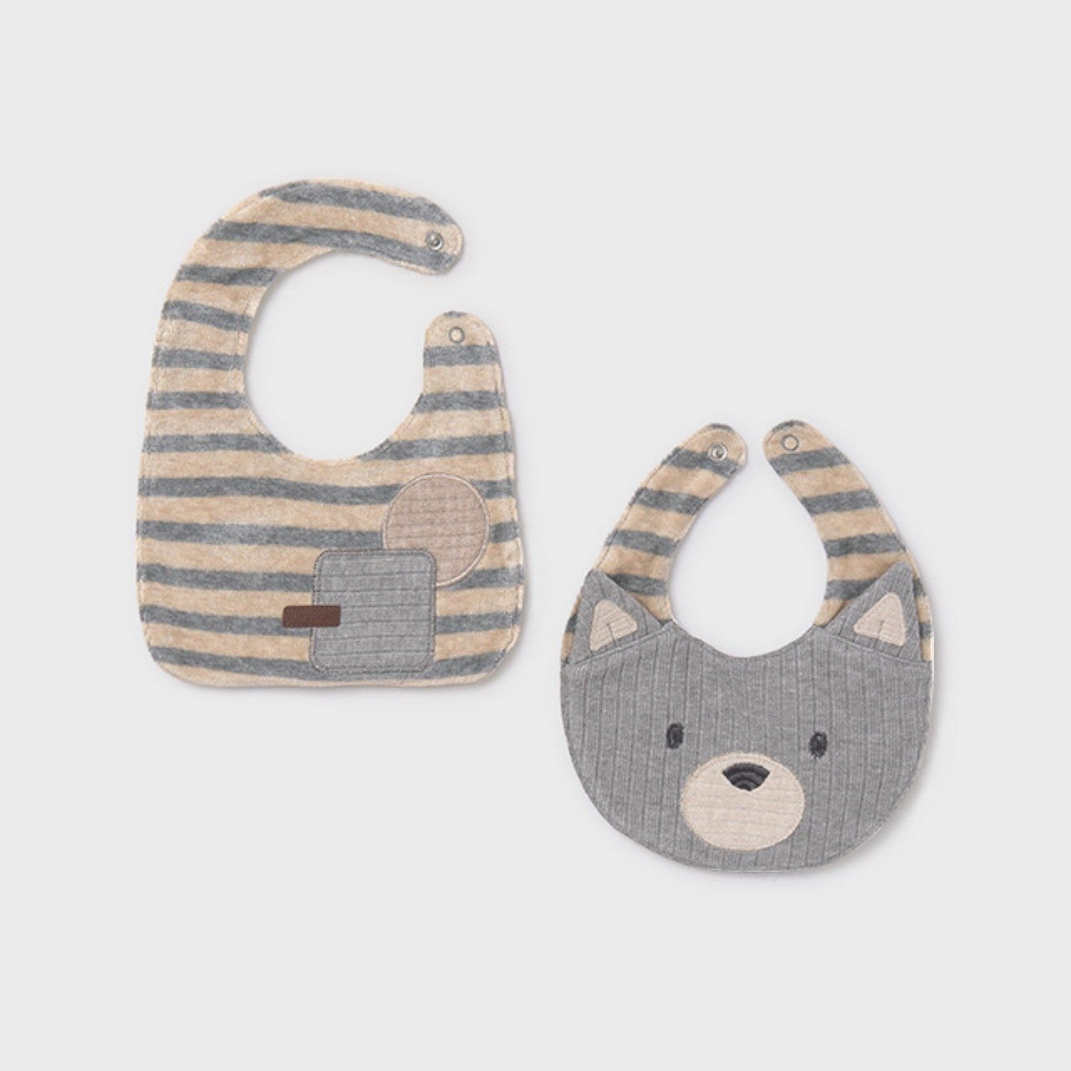 Bavetta Neonato Grigio 9951/46 - NANU' BABY