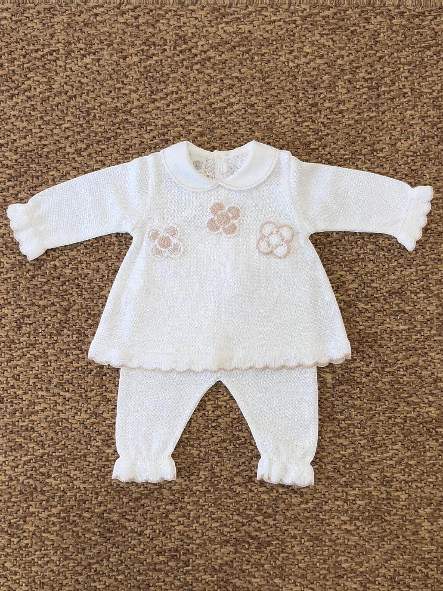 Completo nascita Neonata BIANCO EB2919 - NANU' BABY