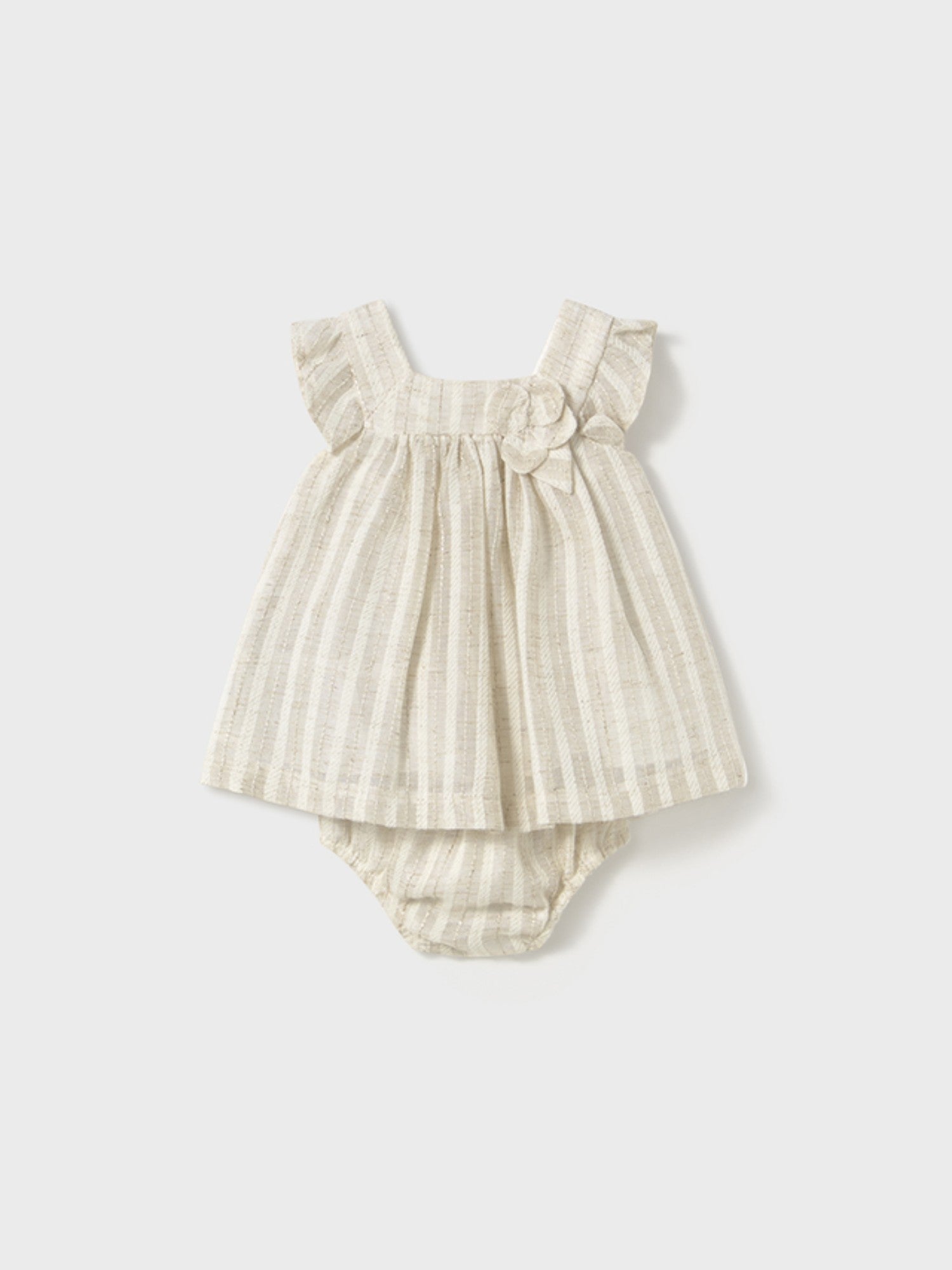 Abito cerimonia strutturato Bimba AVORIO 1858 /A - NANU' BABY