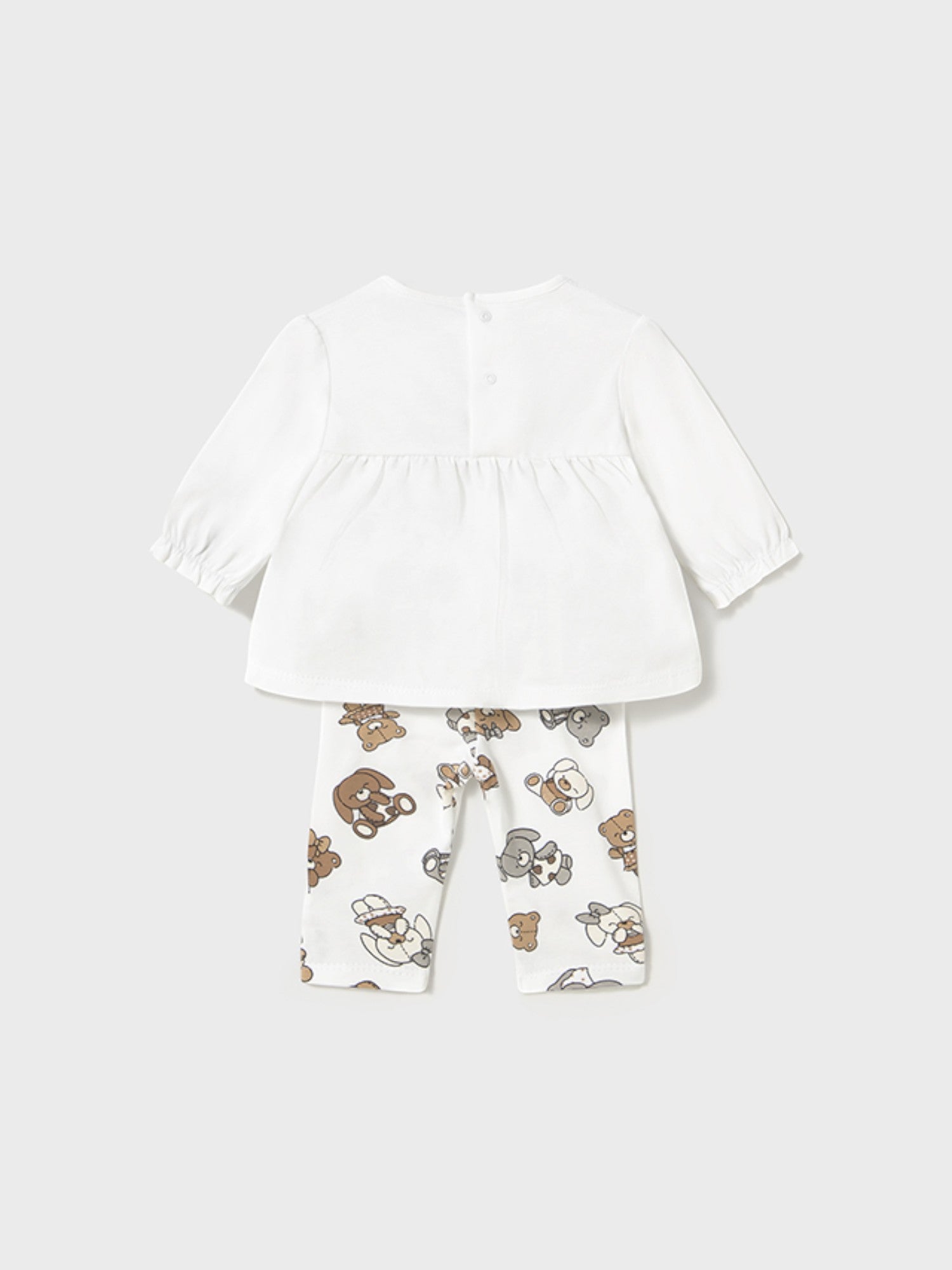 Completo leggings 4 pezzi Bimba BEIGE 1760 /BE - NANU' BABY