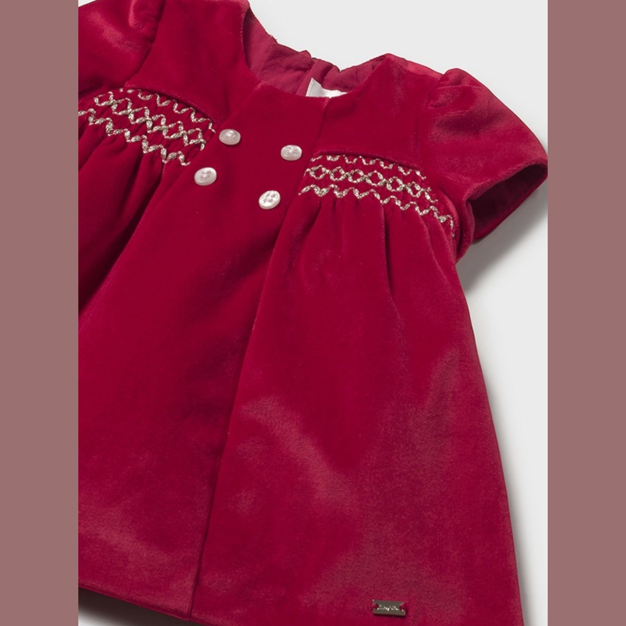 Abito Bimba Rosso 2816/34 - NANU' BABY