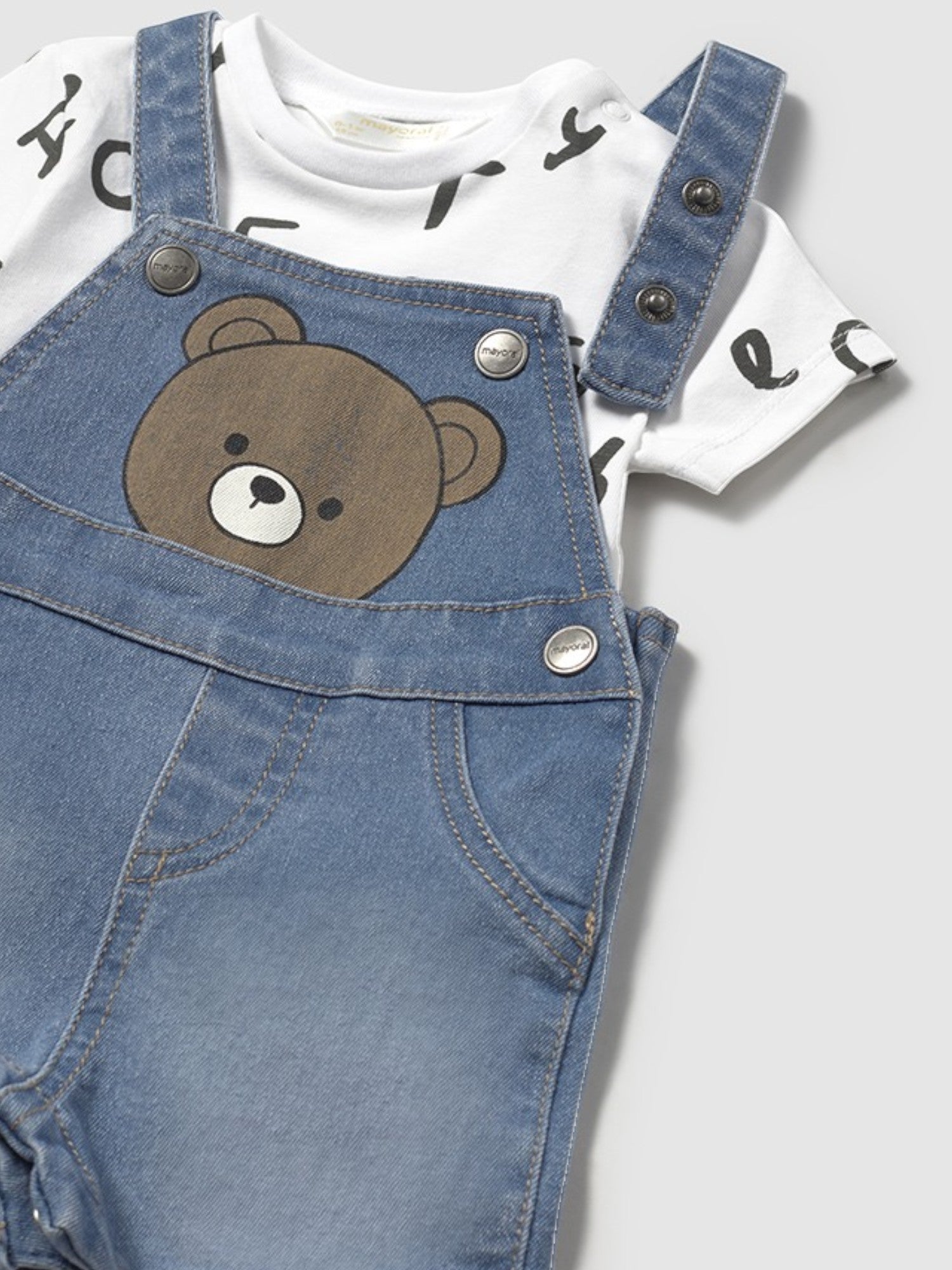 Completo salopette Bimbo JEANS 1622 /J - NANU' BABY