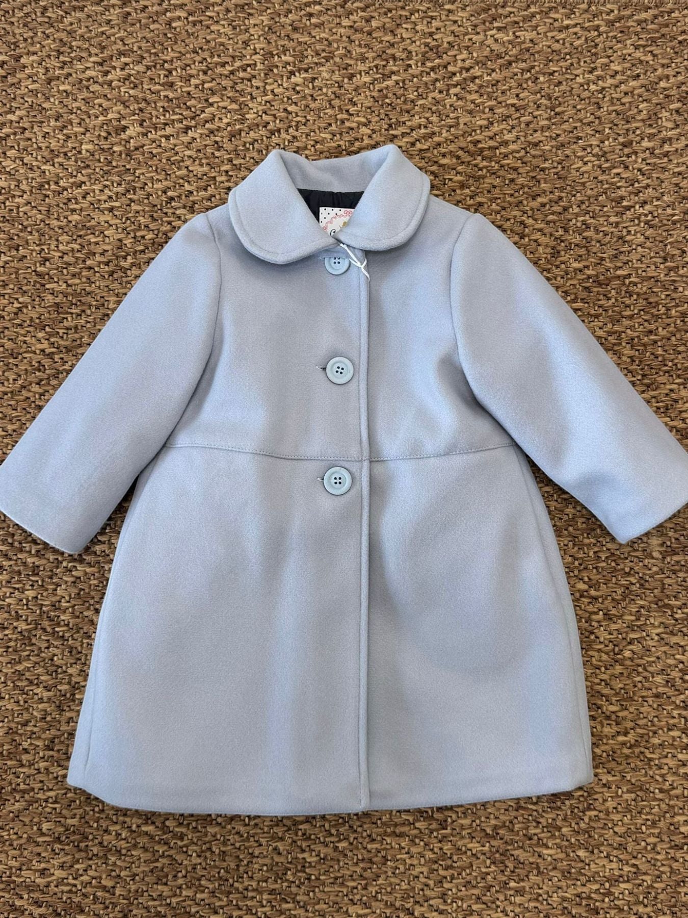 Cappotto in panno Bimba CIELO FF36049/T155/C - NANU' BABY