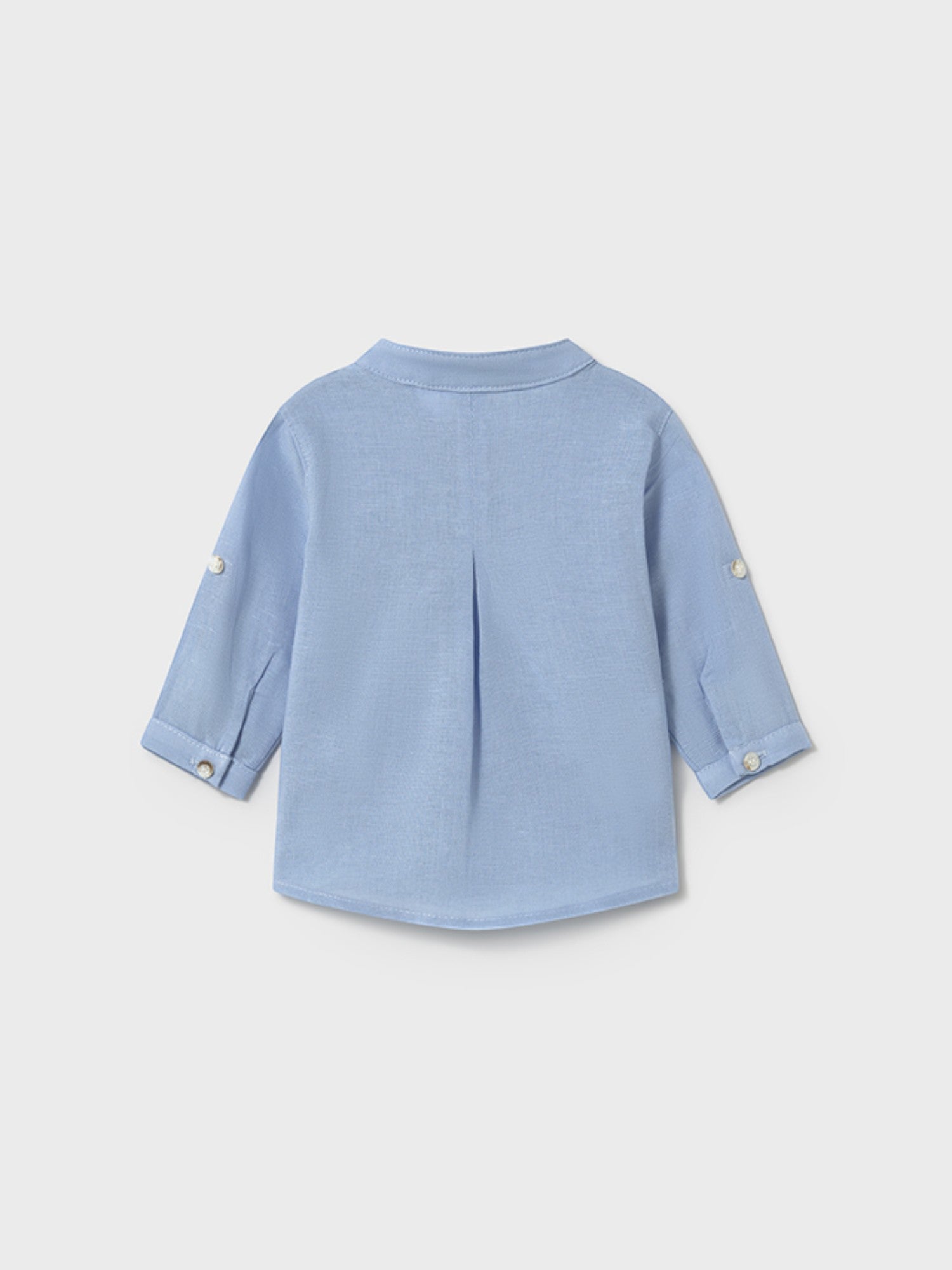 Camicia manica lunga collo coreano Bimbo CIELO 1103 /C - NANU' BABY