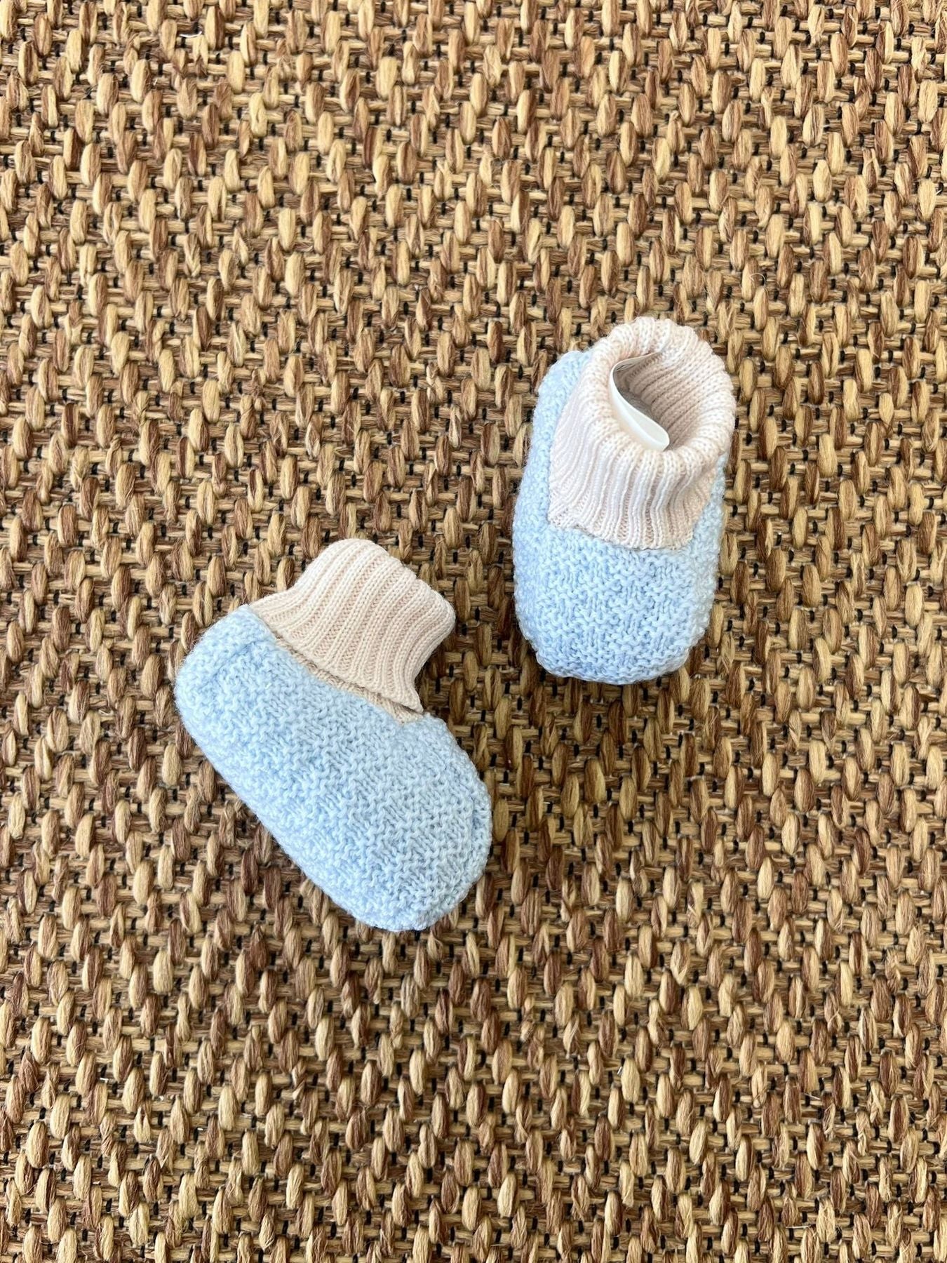 Babbucce Mongolfiera Neonato CIELO IB53S - NANU' BABY