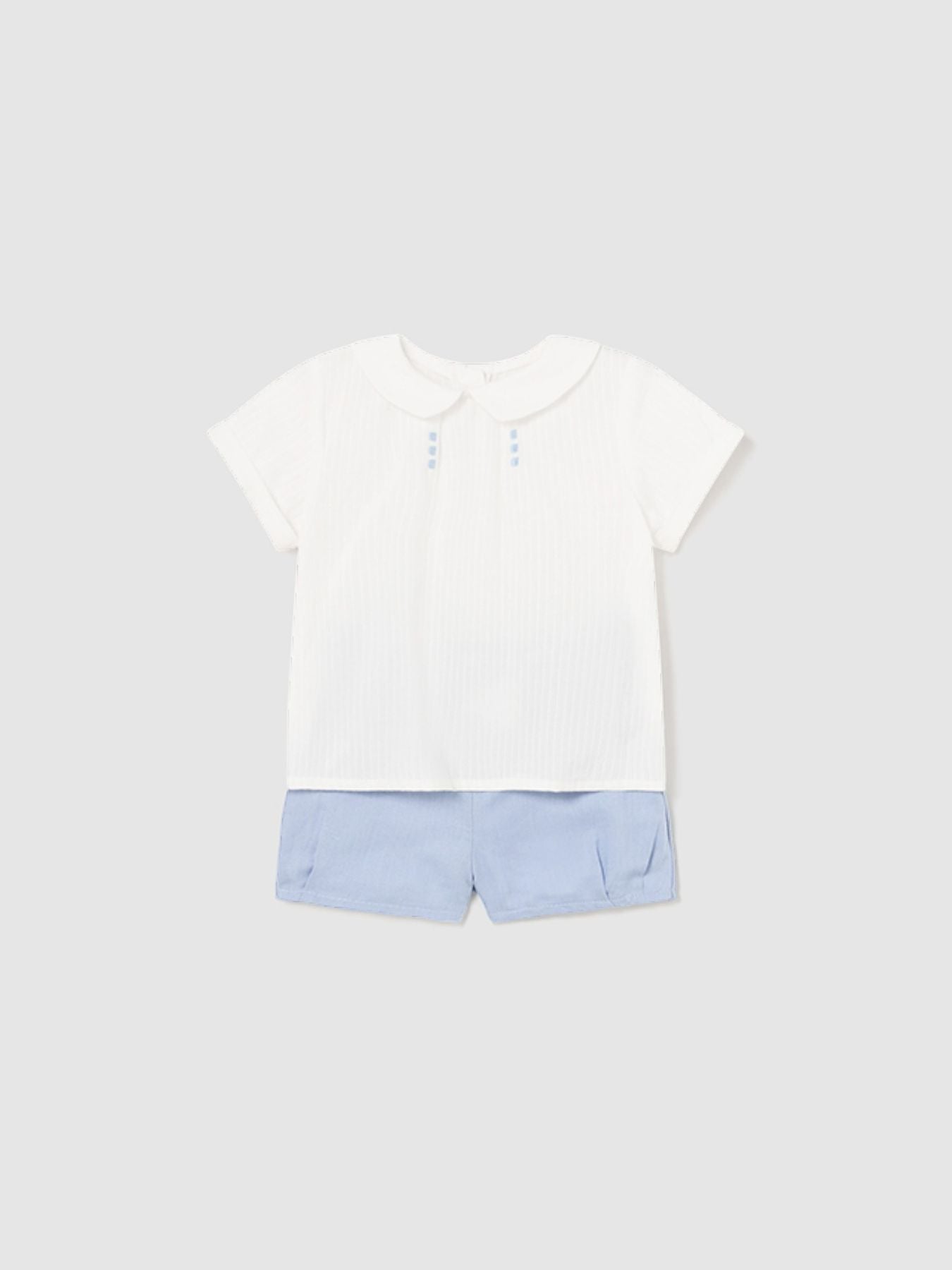 Compl.pant.corto Bimbo AZZURRO 1216/A - NANU' BABY