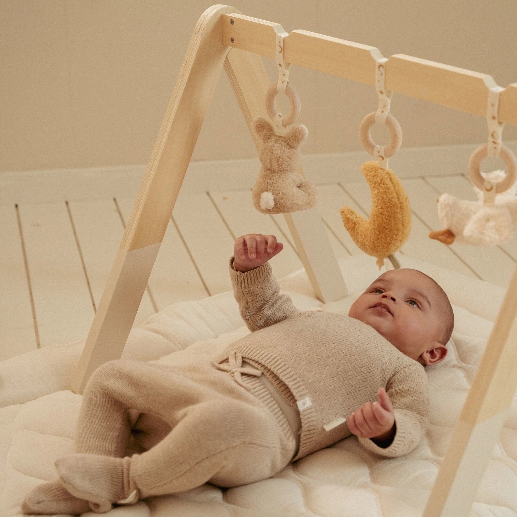 Pantaloni in maglia Neonato Beige CL25293019