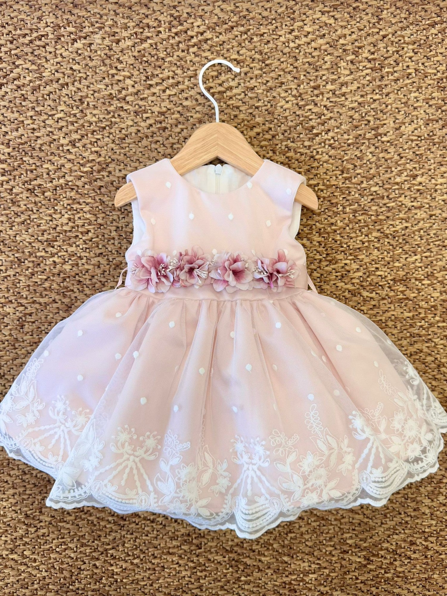 Abito Cerimonia Bimba ROSA B0436A - NANU' BABY