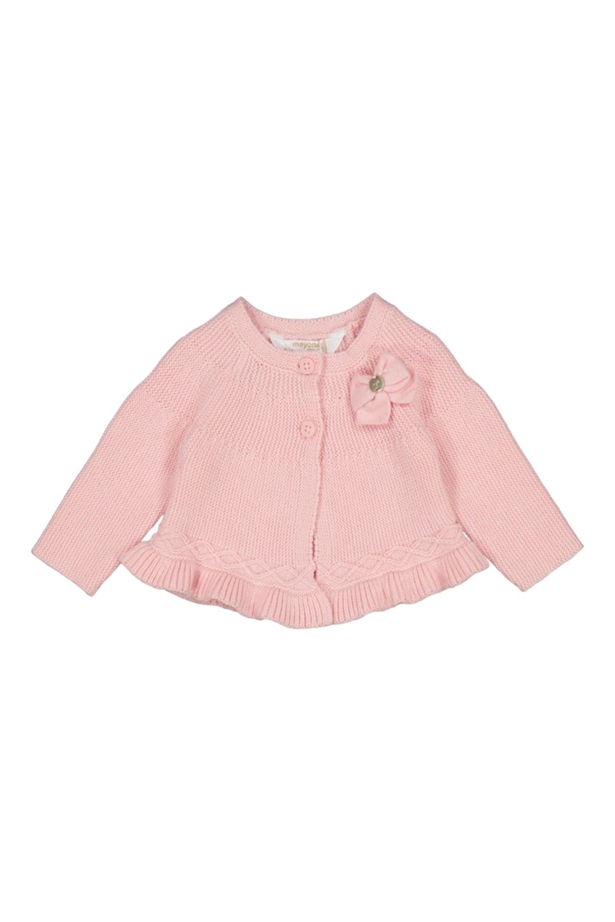 Giacchino lungo maglia rosa Bimba ROSA 2303- - NANU' BABY