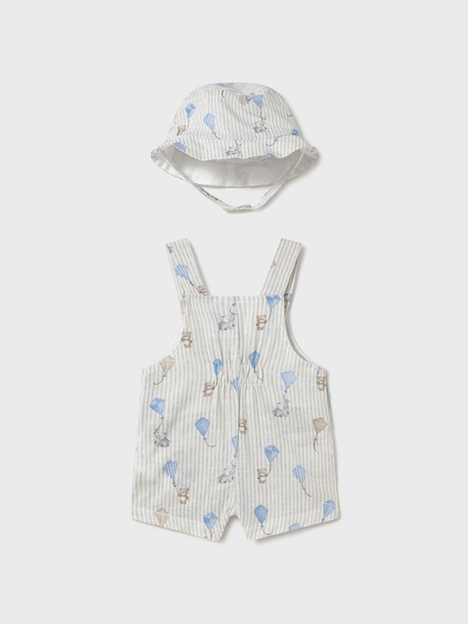 Salopette e cappello Bimbo CIELO 1601 /C - NANU' BABY