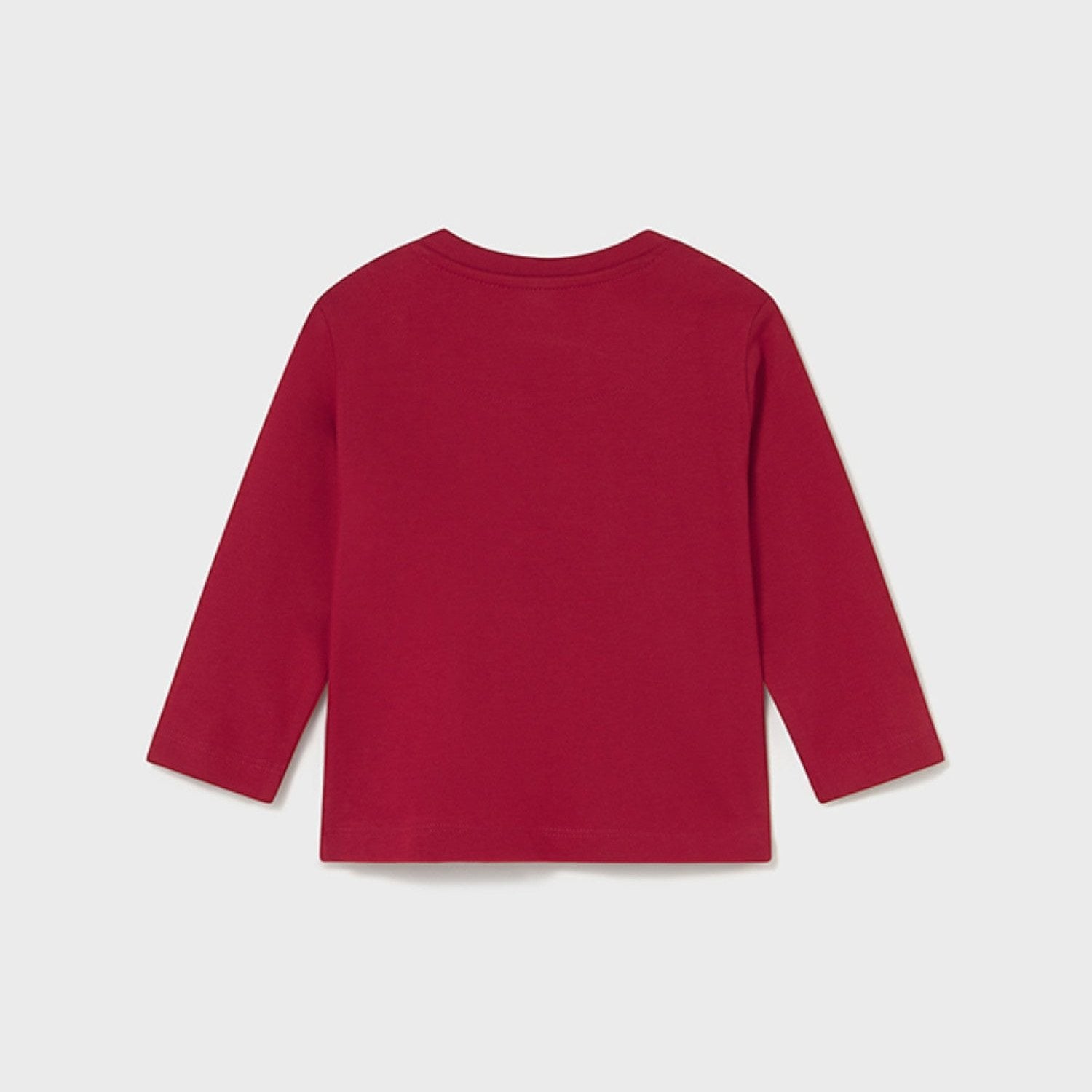 Maglietta m/l applicazione Bimbo Rosso 2071/43 - NANU' BABY