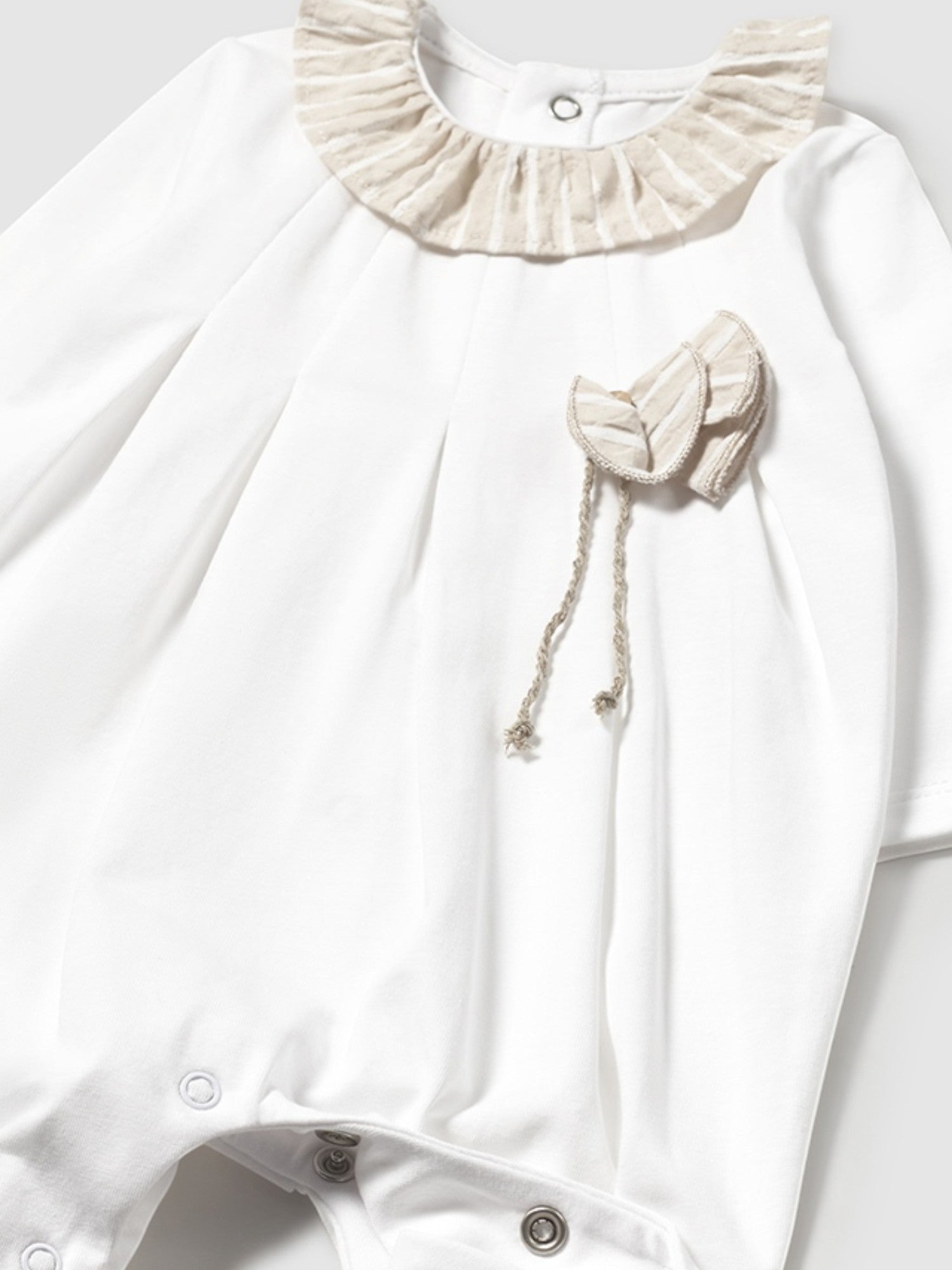 Pigiama lungo Neonata BIANCO 1747 /BI - NANU' BABY