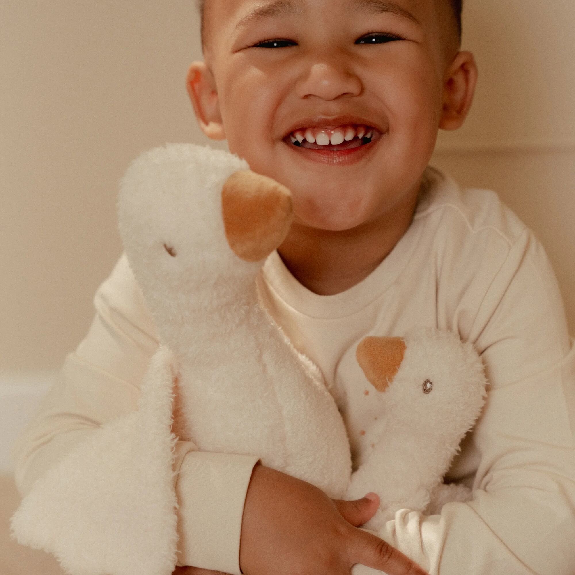 Peluche Oca 25 cm Bianco LD8405