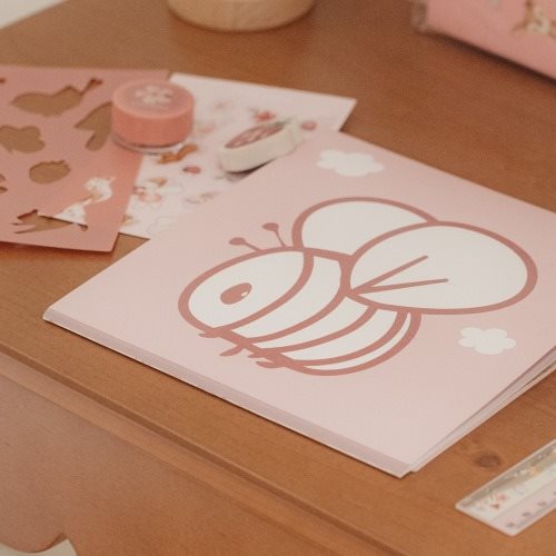 Libro da colorare - Rosa - Giardino delle fate MULTICOLORE 126145 - NANU' BABY