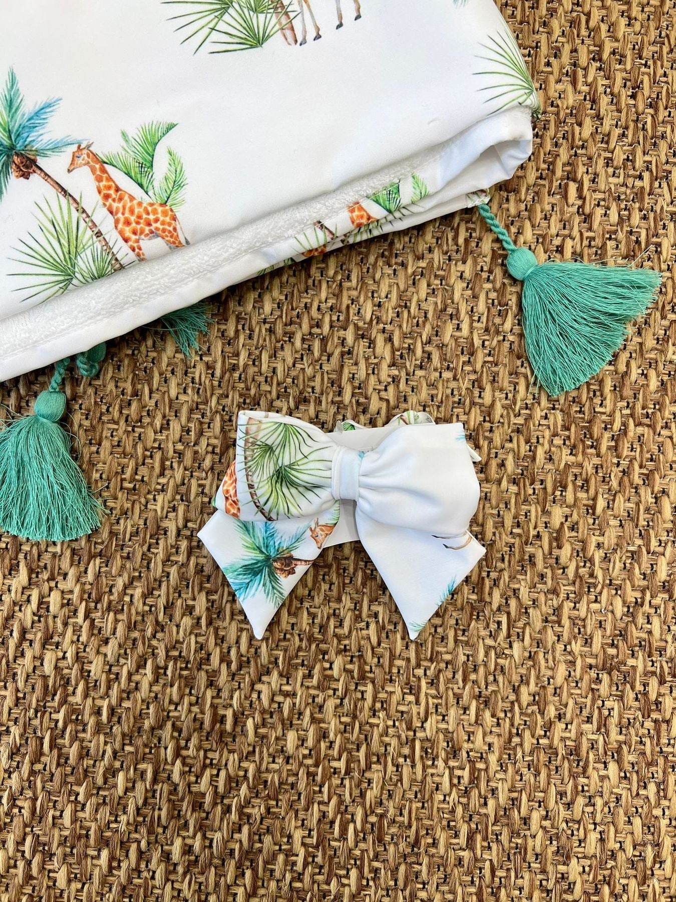 Elastico Giraffe Bimba MULTICOLORE GIRAFFE - BEACH ELASTIC BOW - NANU' BABY