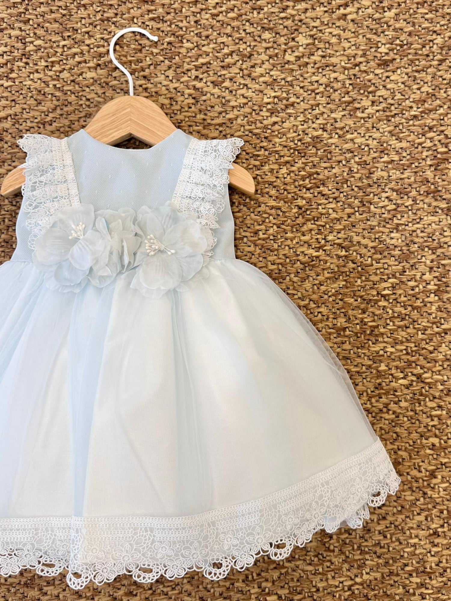 Abito Cerimonia Bimba AZZURRO FB086/AP - NANU' BABY