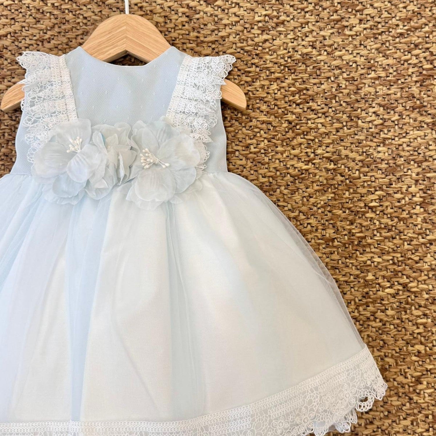 Abito Cerimonia Bimba AZZURRO FB086/AP - NANU' BABY