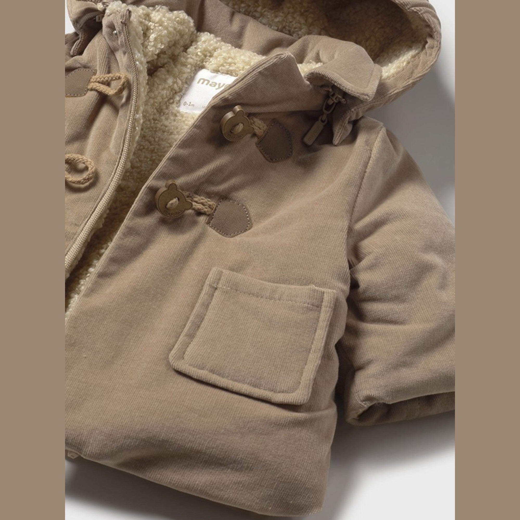 Trench Bimbo Marrone Elegante Mayoral 2411/62 - NANÙ BABY - NANU' BABY