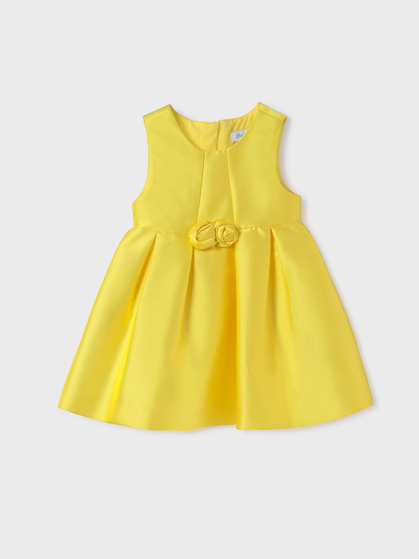 Abito mikado Bimba GIALLO 5019/G - NANU' BABY