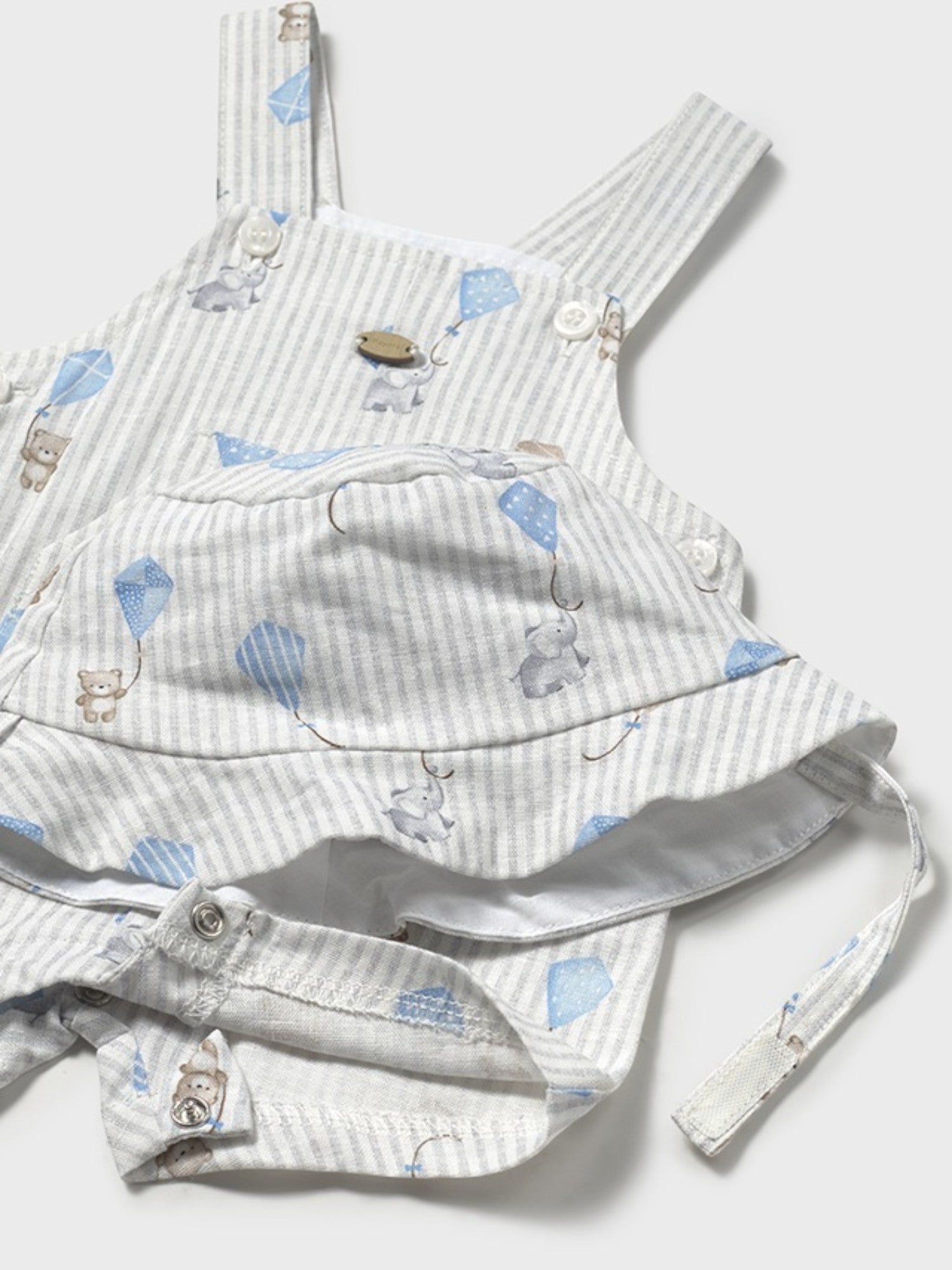 Salopette e cappello Bimbo CIELO 1601 /C - NANU' BABY