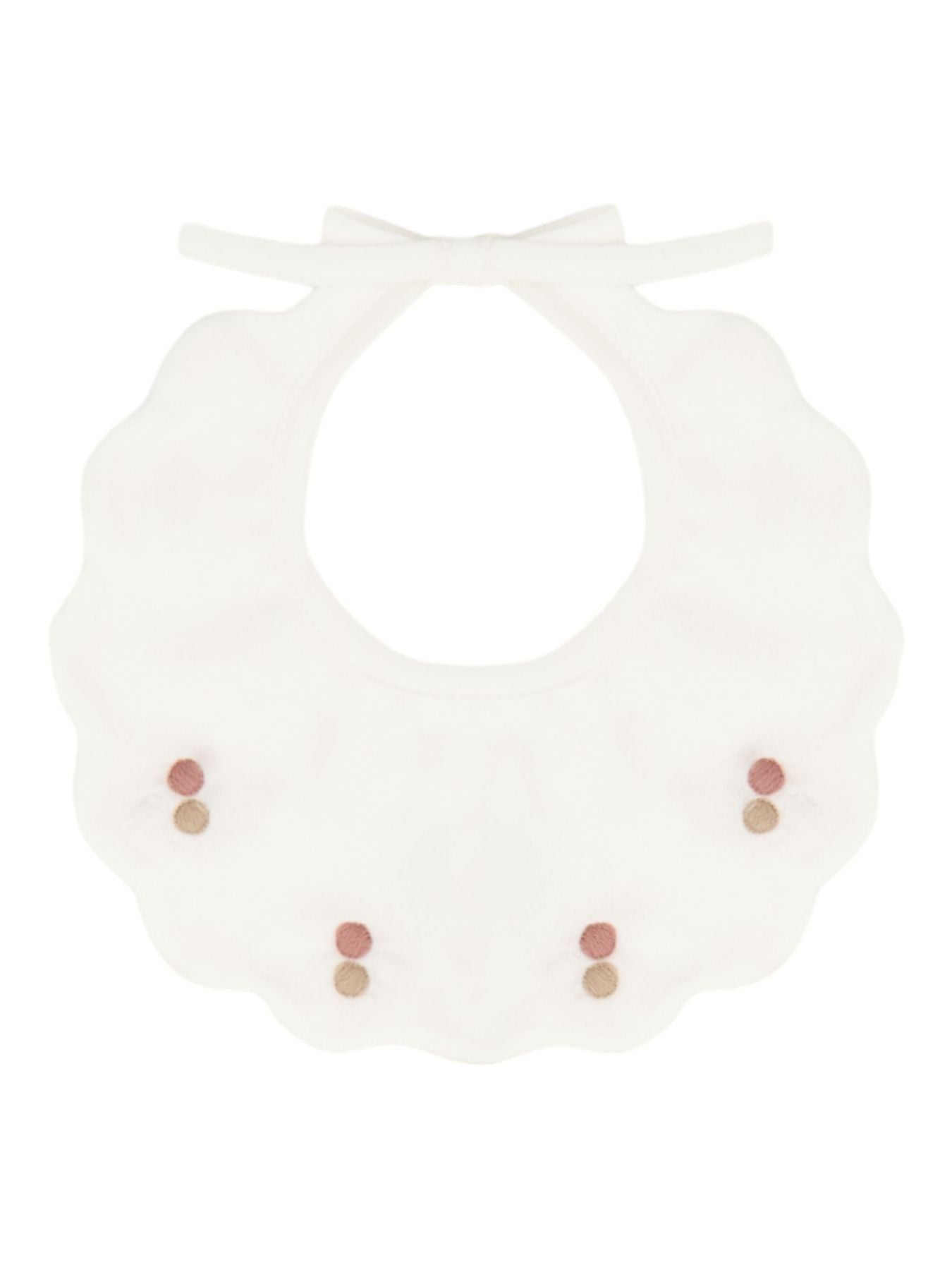Bavetta Noccioline Neonata VANIGLIA IB12BAV - NANU' BABY