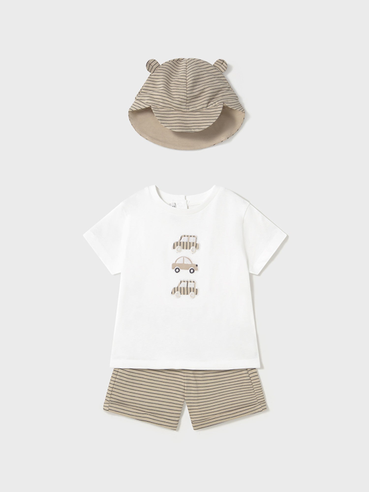 Comp. con cappello Bimbo AVORIO 1651/15 - NANU' BABY