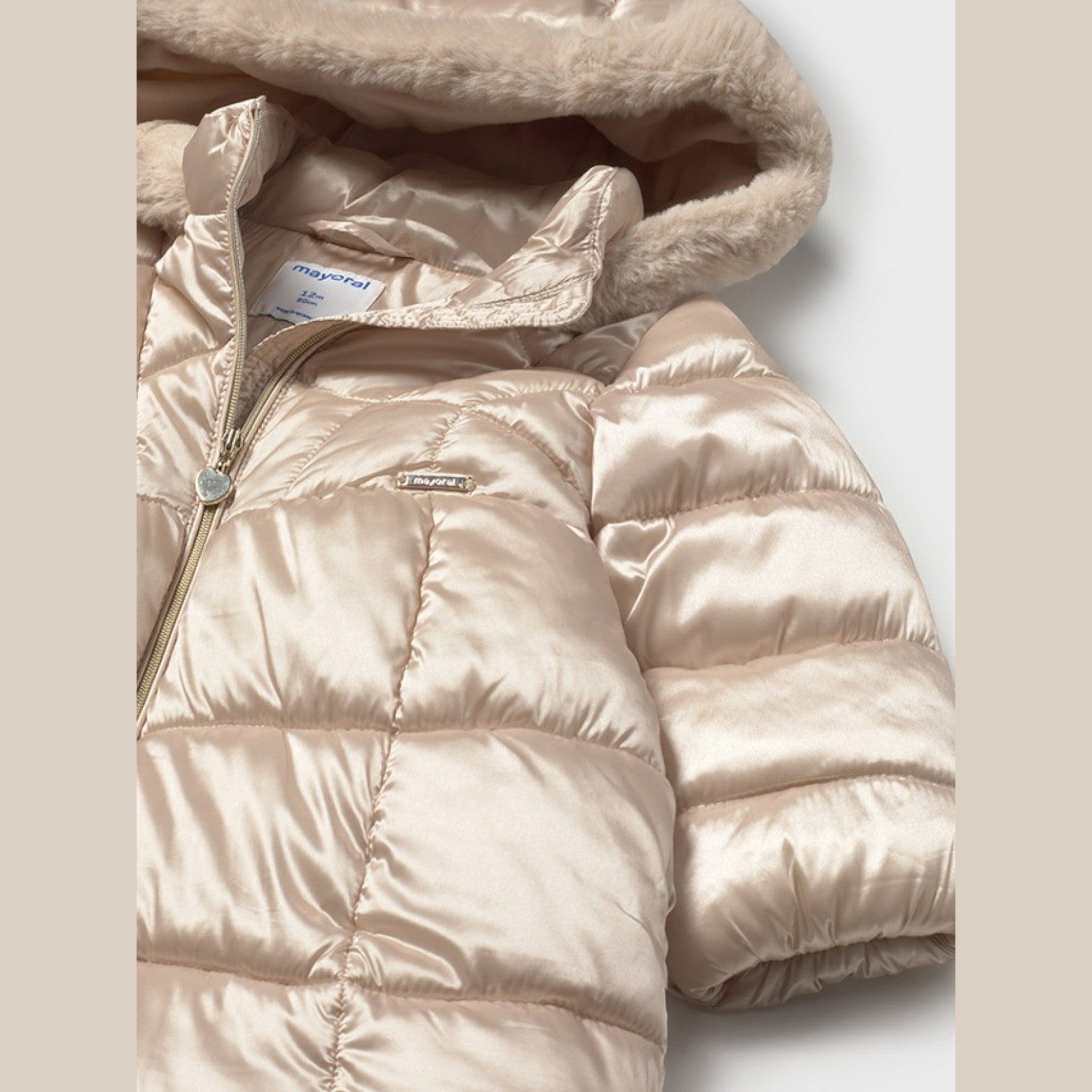 Giaccone lungo Bimba Beige 2436/55 - NANU' BABY