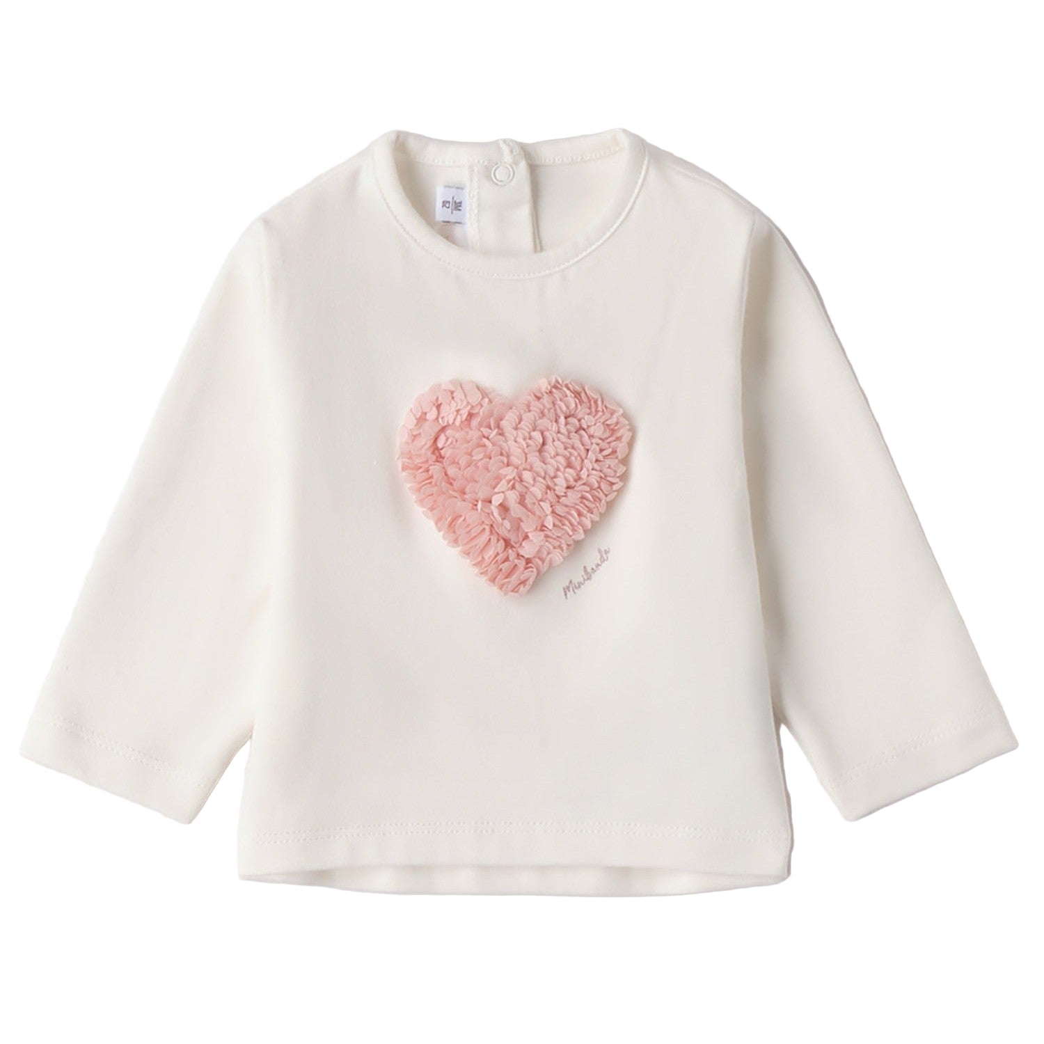 Girocollo Ml Bimba Bianco 3F711/112 - NANU' BABY