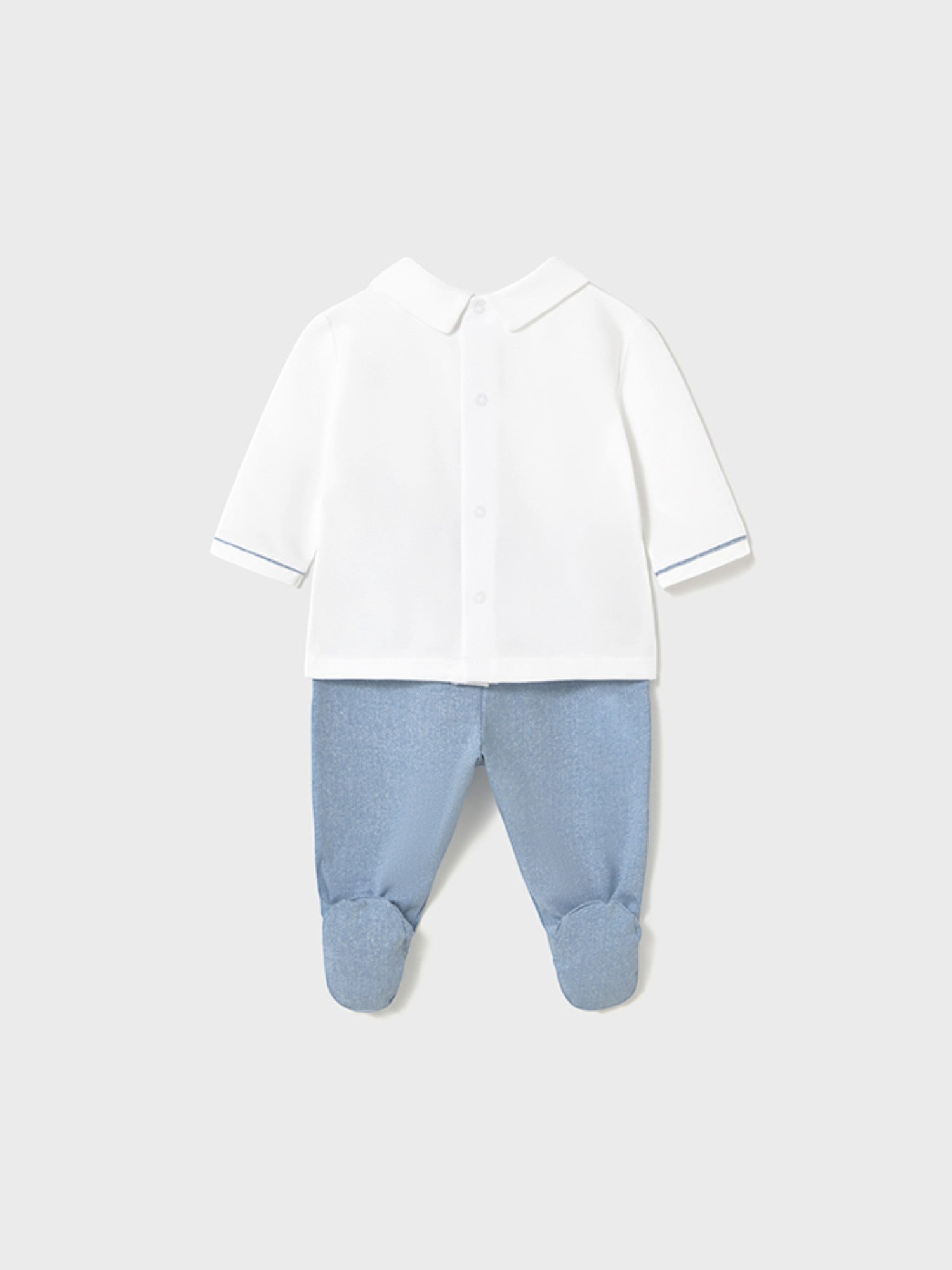 Completo ghettina Neonato AZZURRO 1558 /A - NANU' BABY