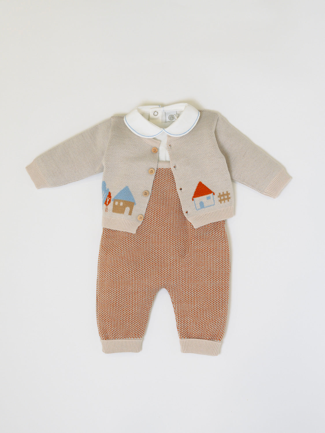 Completo Neonato TORTORA IN5131/C - NANU' BABY