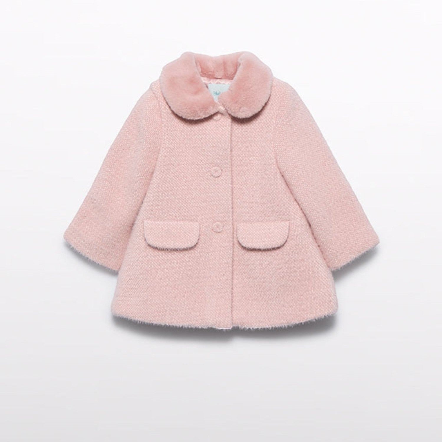 Cappotto punto strutturato Bimba Rosa 5819/89 - NANU' BABY