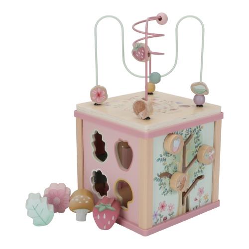Cubo attività in legno- Giardino delle Fate MULTICOLORE LD7331 - NANU' BABY