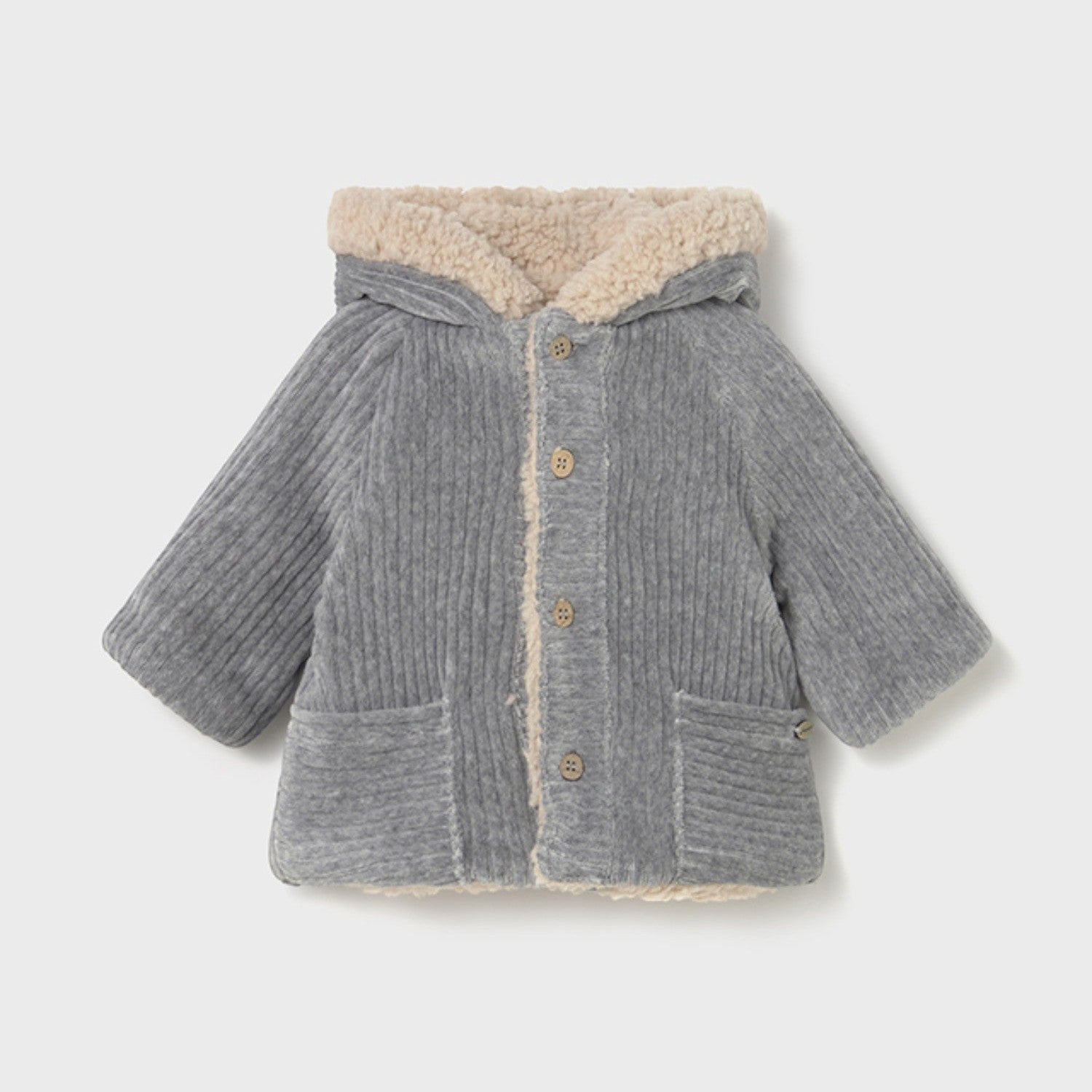 Cappotto reversibile Bimbo Grigio 2496/81 - NANU' BABY