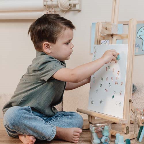 Set 16 timbrini Forest Friends MULTICOLORE 126022