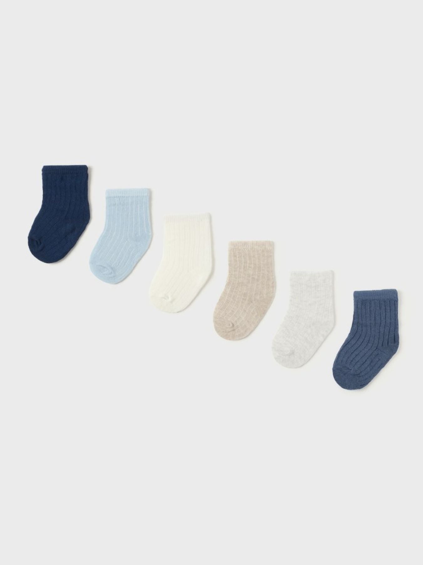 Set 6 calzini AZZURRO 1C-9758/AZ - NANU' BABY