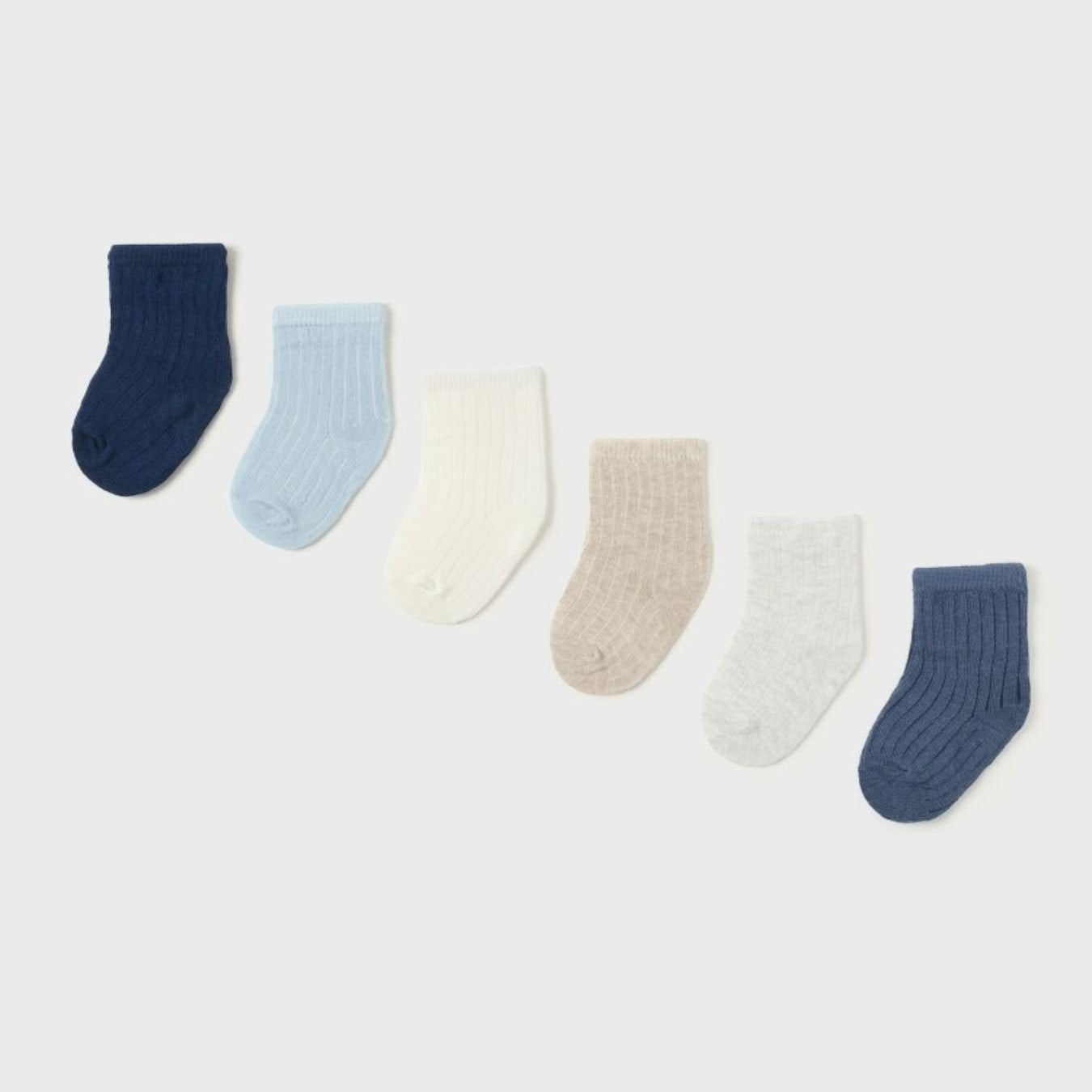 Set 6 calzini AZZURRO 1C-9758/AZ - NANU' BABY
