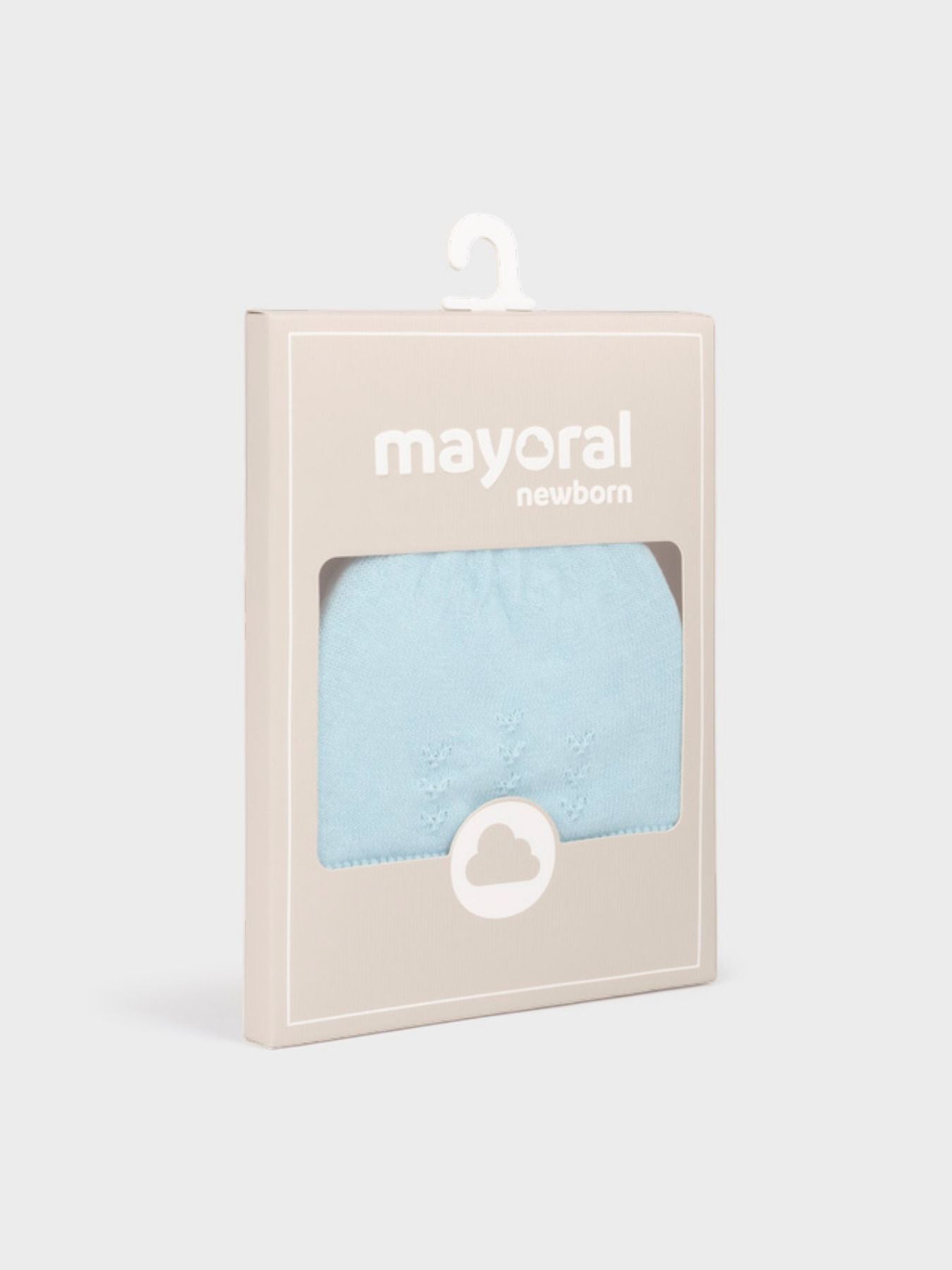 Cuffia maglia Neonato CIELO 9717/C - NANU' BABY