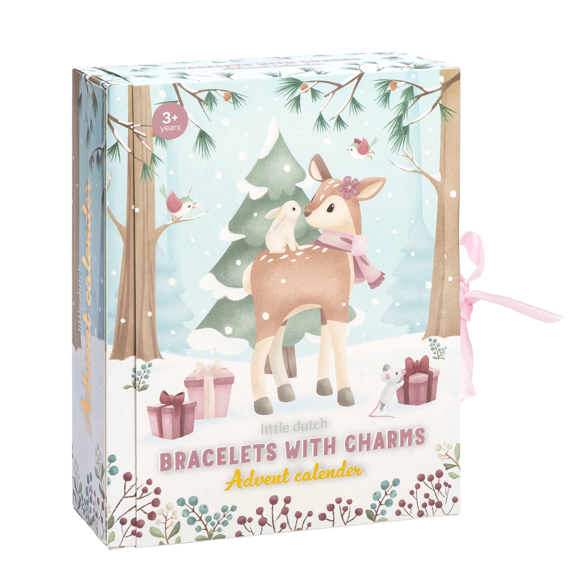 Calendario dell'avvento con regali (braccialetti, charms e stickers) Multicolore 126664