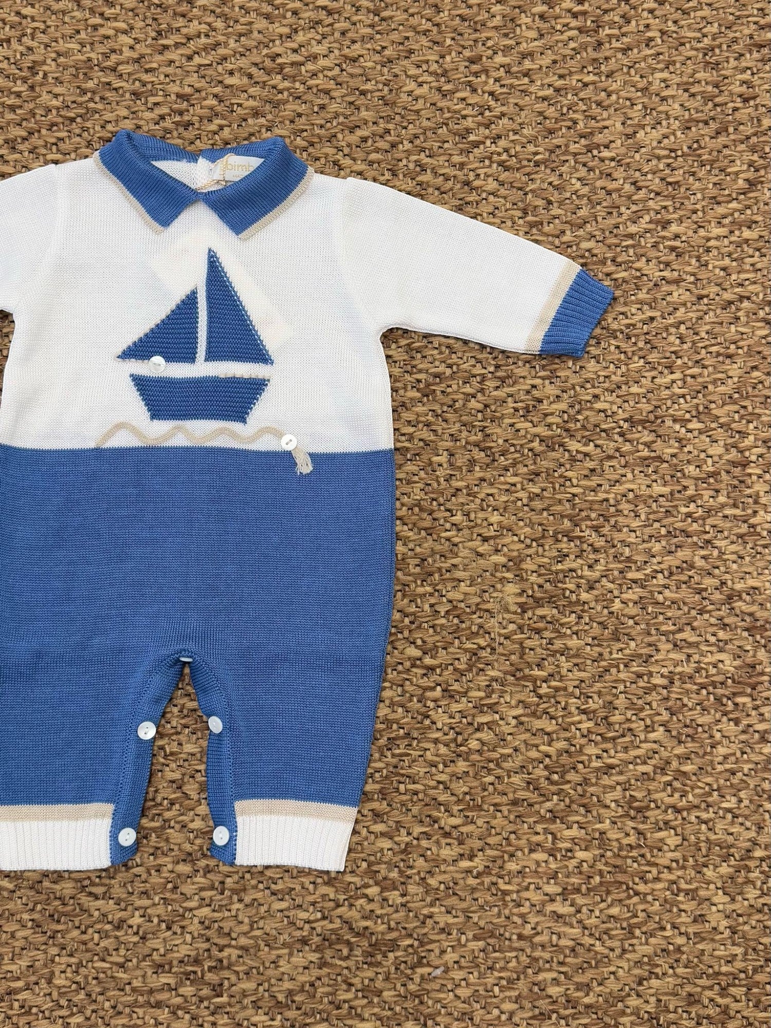 Tutina Neonato AZZURRO 7618/A - NANU' BABY